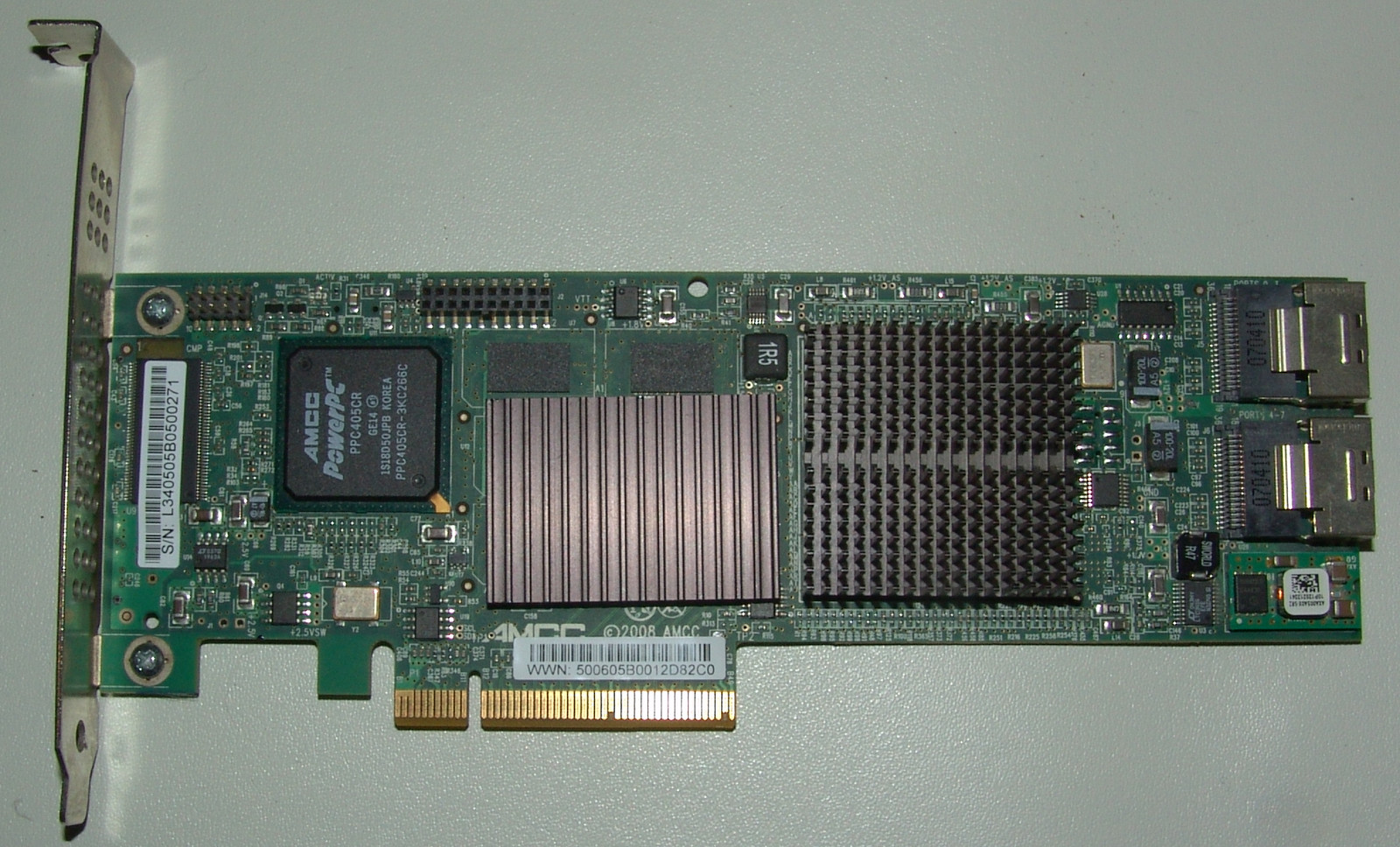 AMCC 3Ware 9690SA-8i SAS/SATA PCIe RAID Controller
