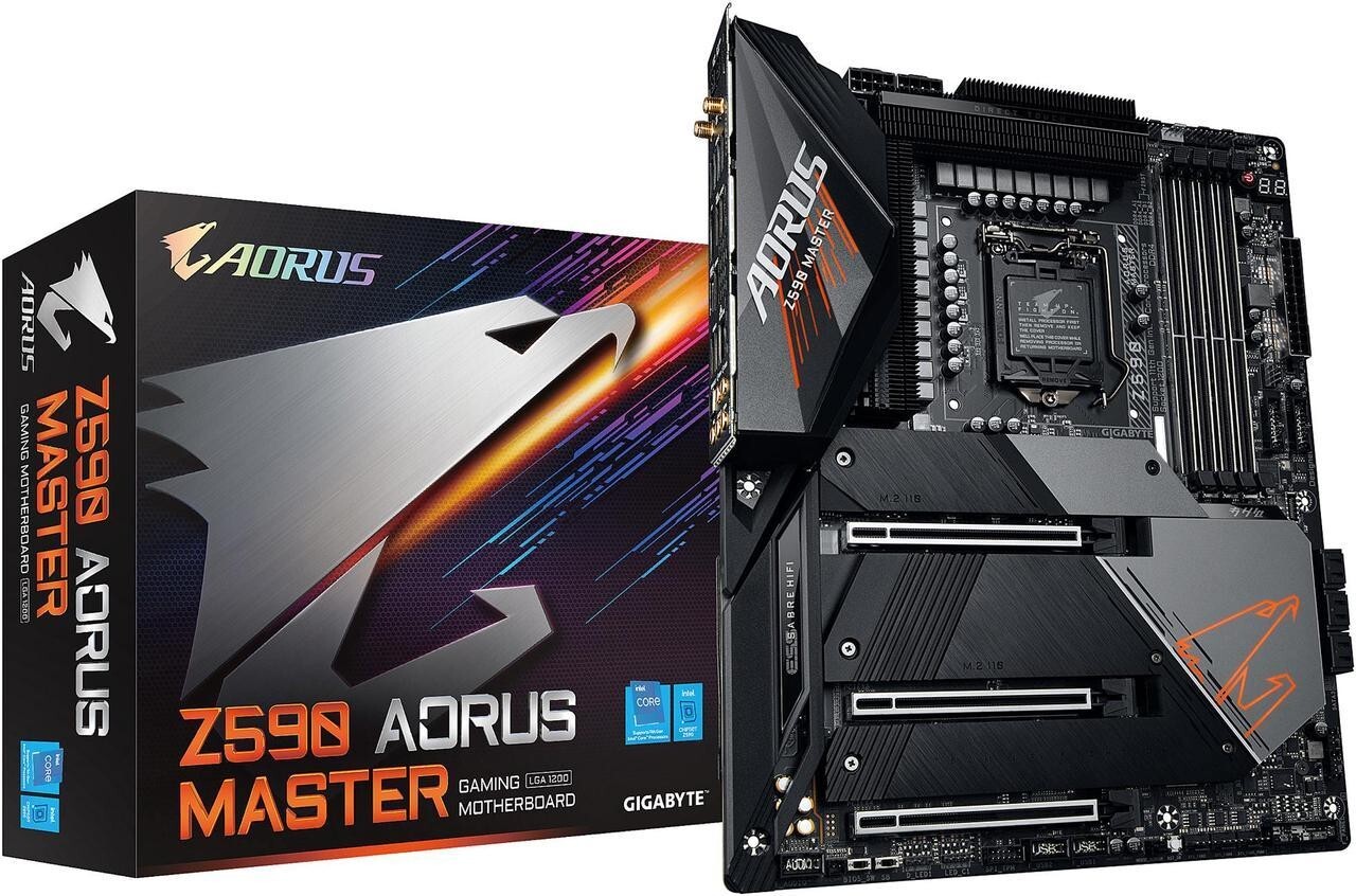 GIGABYTE Z590 AORUS MASTER LGA 1200 Intel Z590 ATX Motherboard