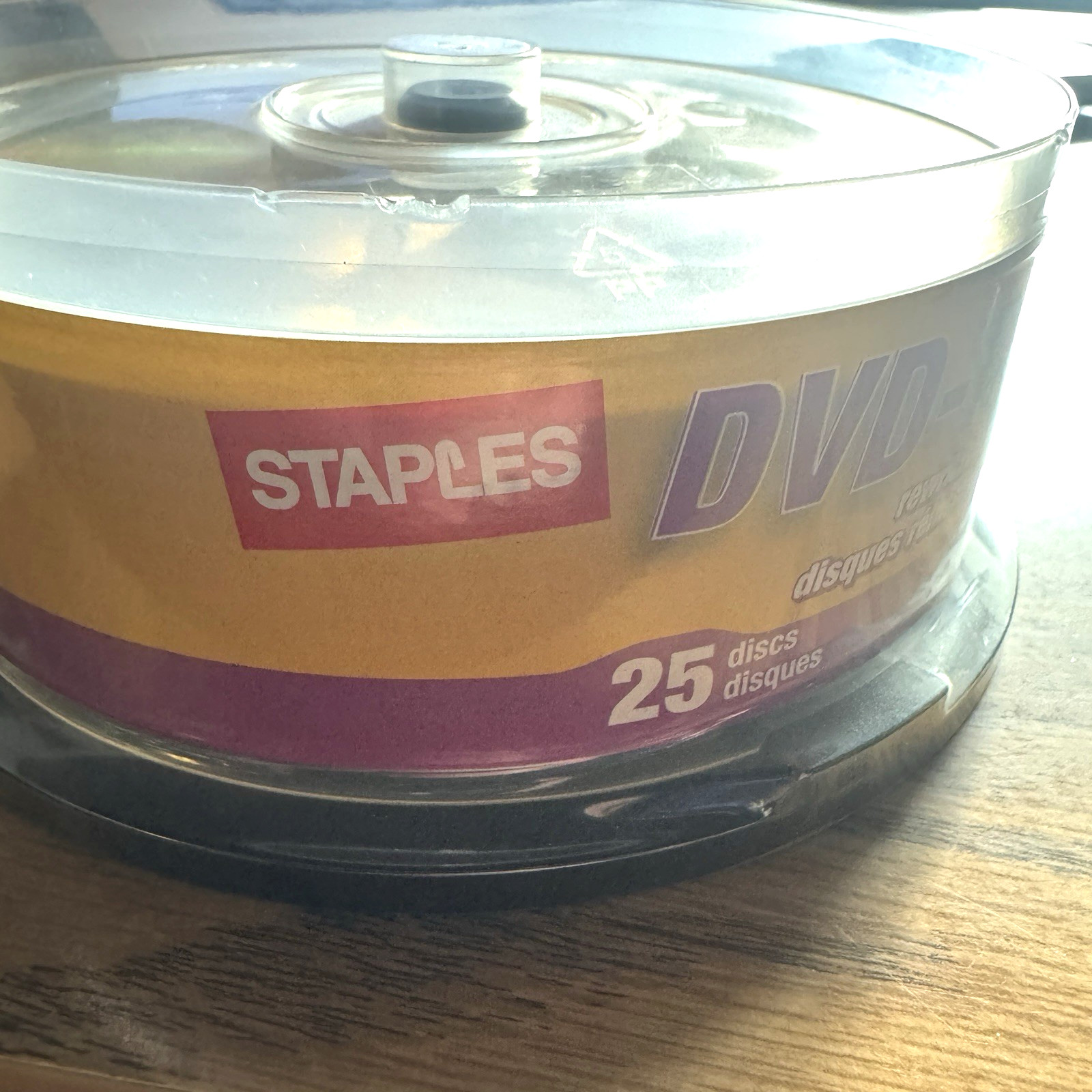 Staples Brand (DVD-RW Discs) 25-Pack Factory Sealed NIP