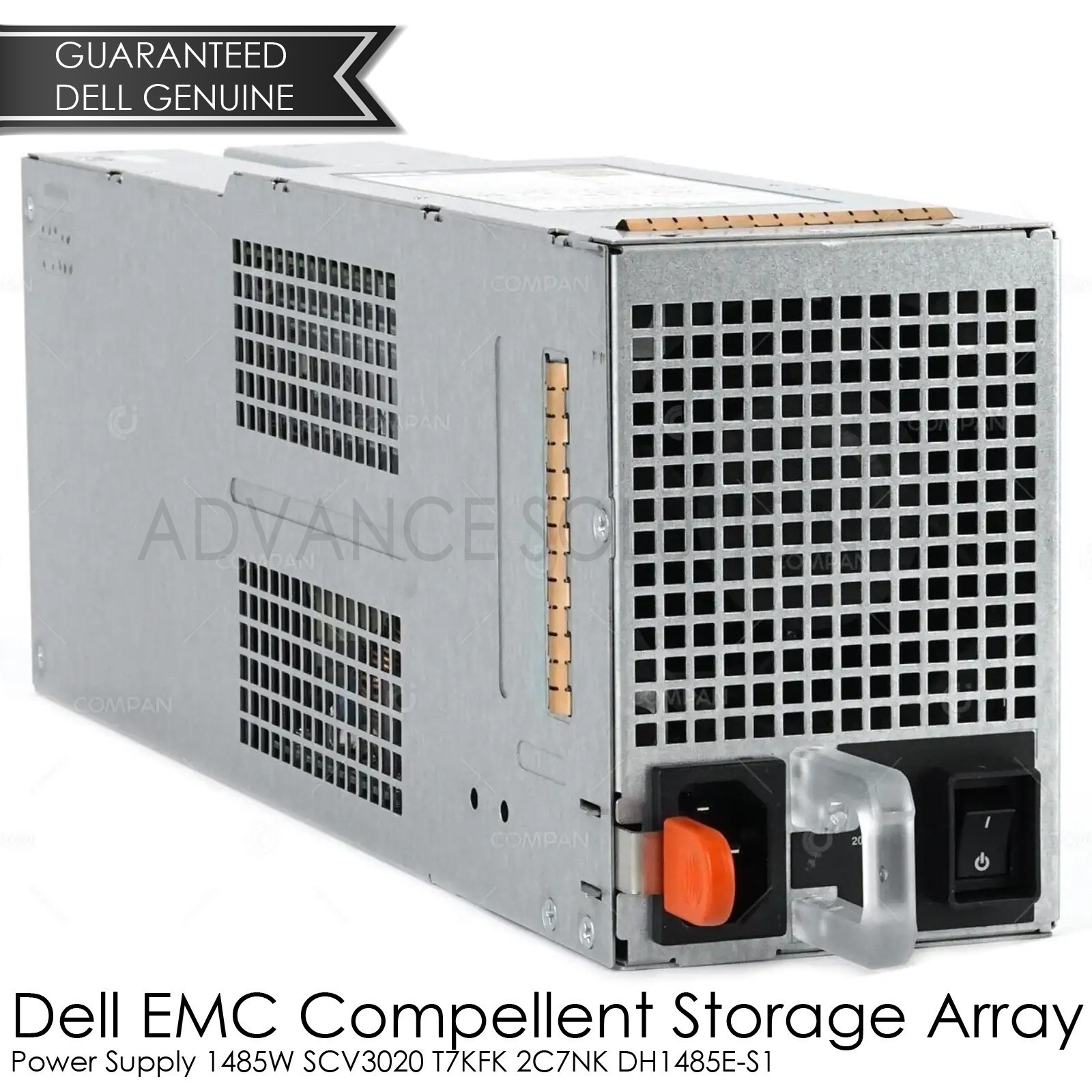 Dell Compellent SC 3020 5020 7020 1485W 80+ Gold Power Supply T7KFK L1485E-50