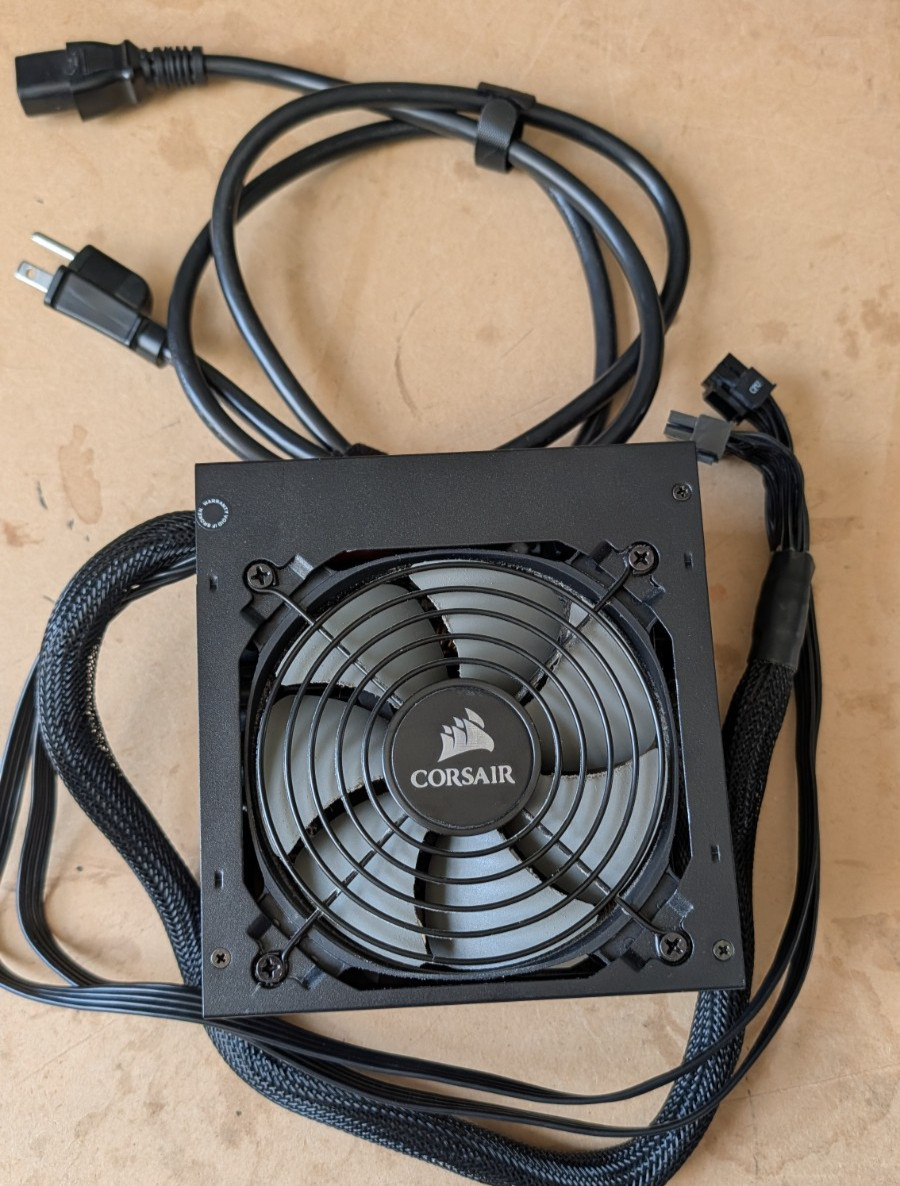 Corsair TX750M Semi Modular 750 W Watt 80 Plus Gold Gaming Power Supply PSU