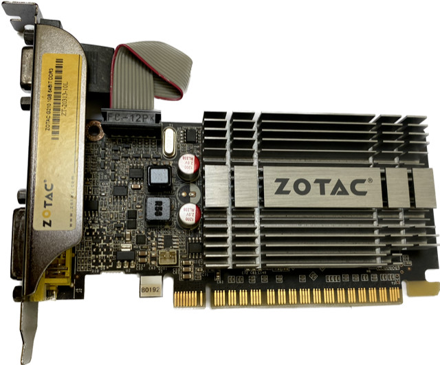 ZOTAC G210 1GB 64BIT DDR3 Graphic Card HDMI DVI VGA Connectors