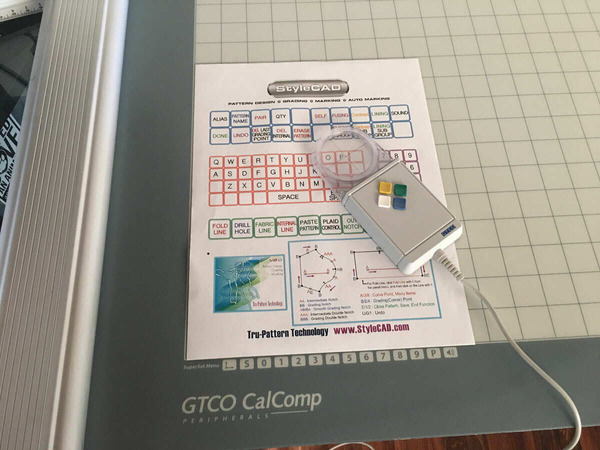 GTCO Calcomp Roll UP 30 x 36 Inch Active Area Digitizer Configured For STYLECAD