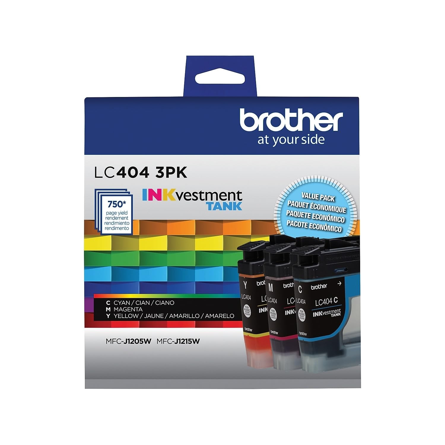 LC4043PKS of Standard Yield Cyan, Magenta and Yellow -Ink -Cartridges(Pack of 3)