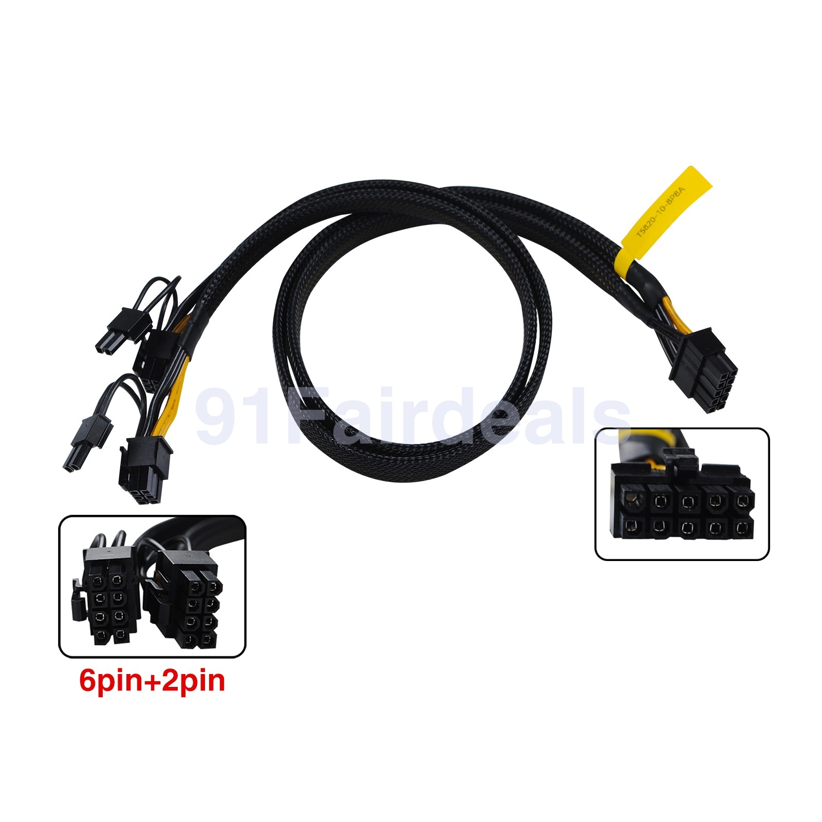 For Dell T5820 T7920 10Pin to 8+8Pin GPU Power Cable Workstation