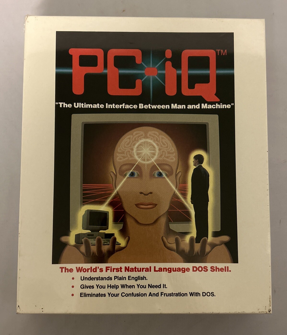 Sealed AI Solutions PC-IQ 1990 Vintage Artificial Intelligence Computer Software