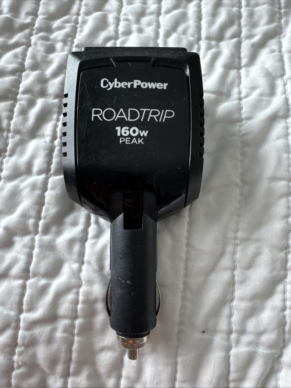 CyberPower CPS160PBURC1 160 Power Inverter With 1 AC Outlet And 1 USB Port, Used