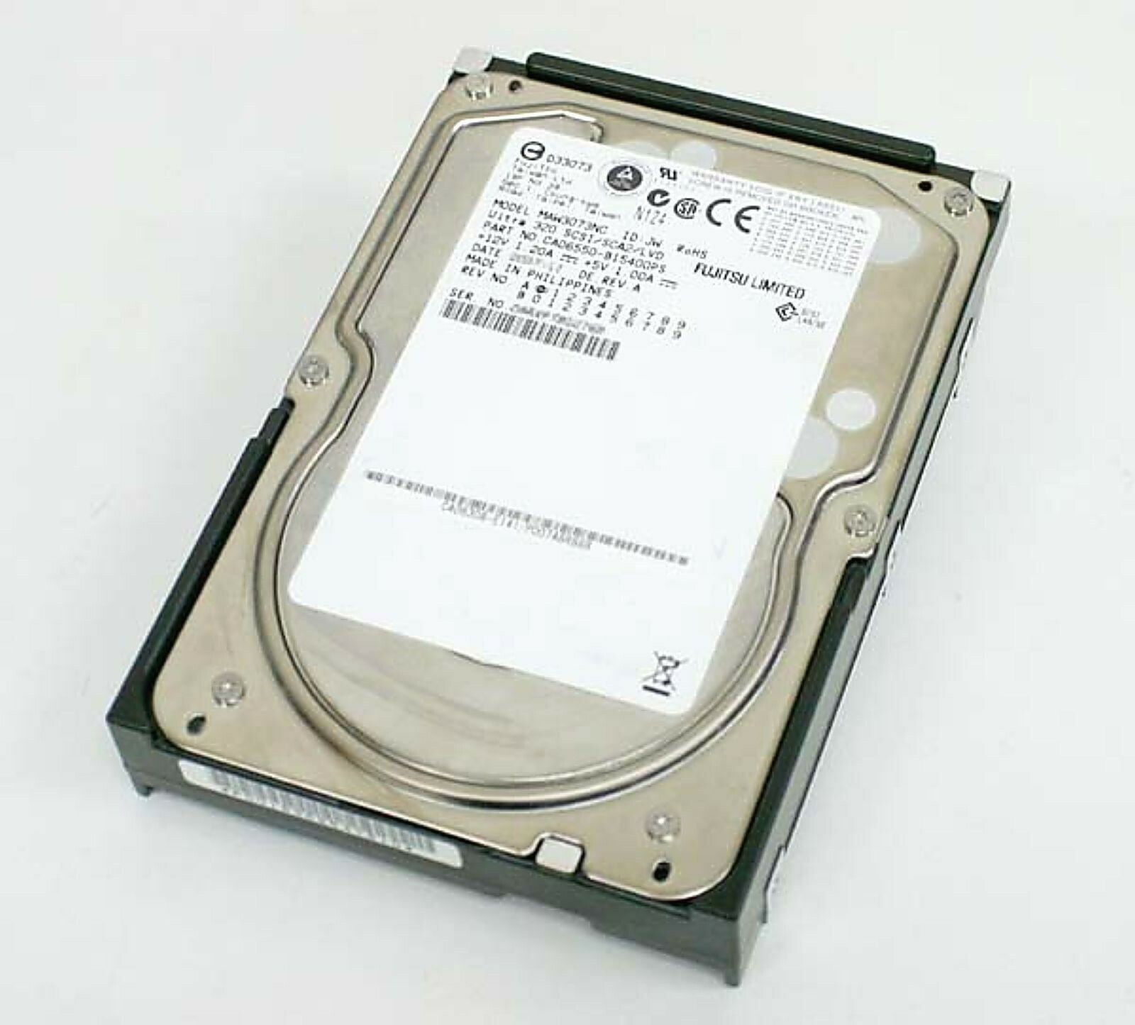 FUJITSU LIMITED MAP3735NC 73 GB ULTRA 320 10K RPM GOOD SCHOOL SURPLUS