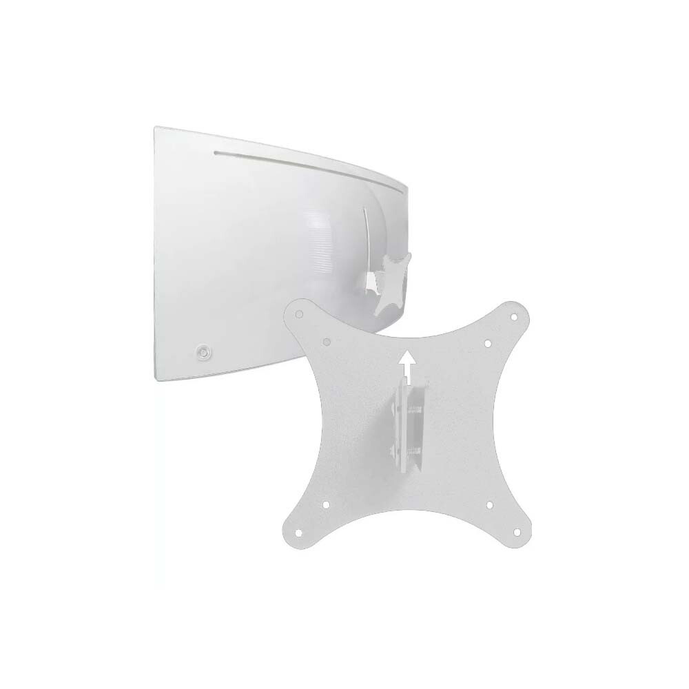 Compatible Samsung Mount Adapter 34"CF791 Curved Monitor LC34F791WQK 75x75 white
