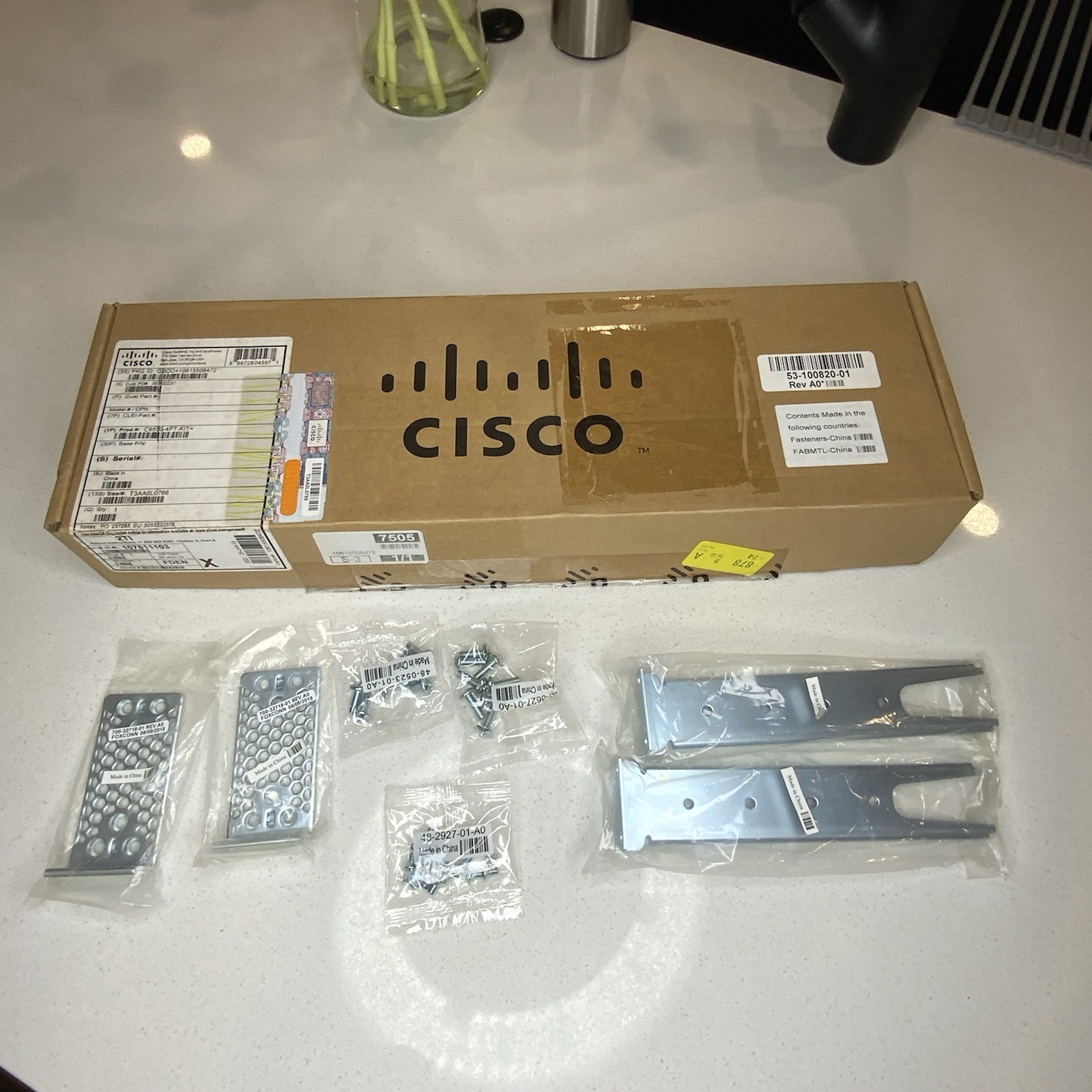 Cisco Extension Rails & Brackets For 4-point Mounting C9500-4PTH-KIT  Genuine
