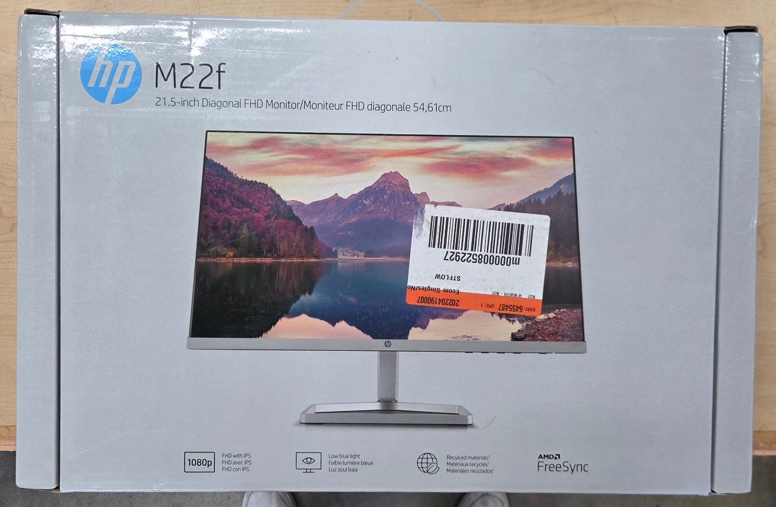 HP M22f 21.5" LED Full HD Free Sync Monitor