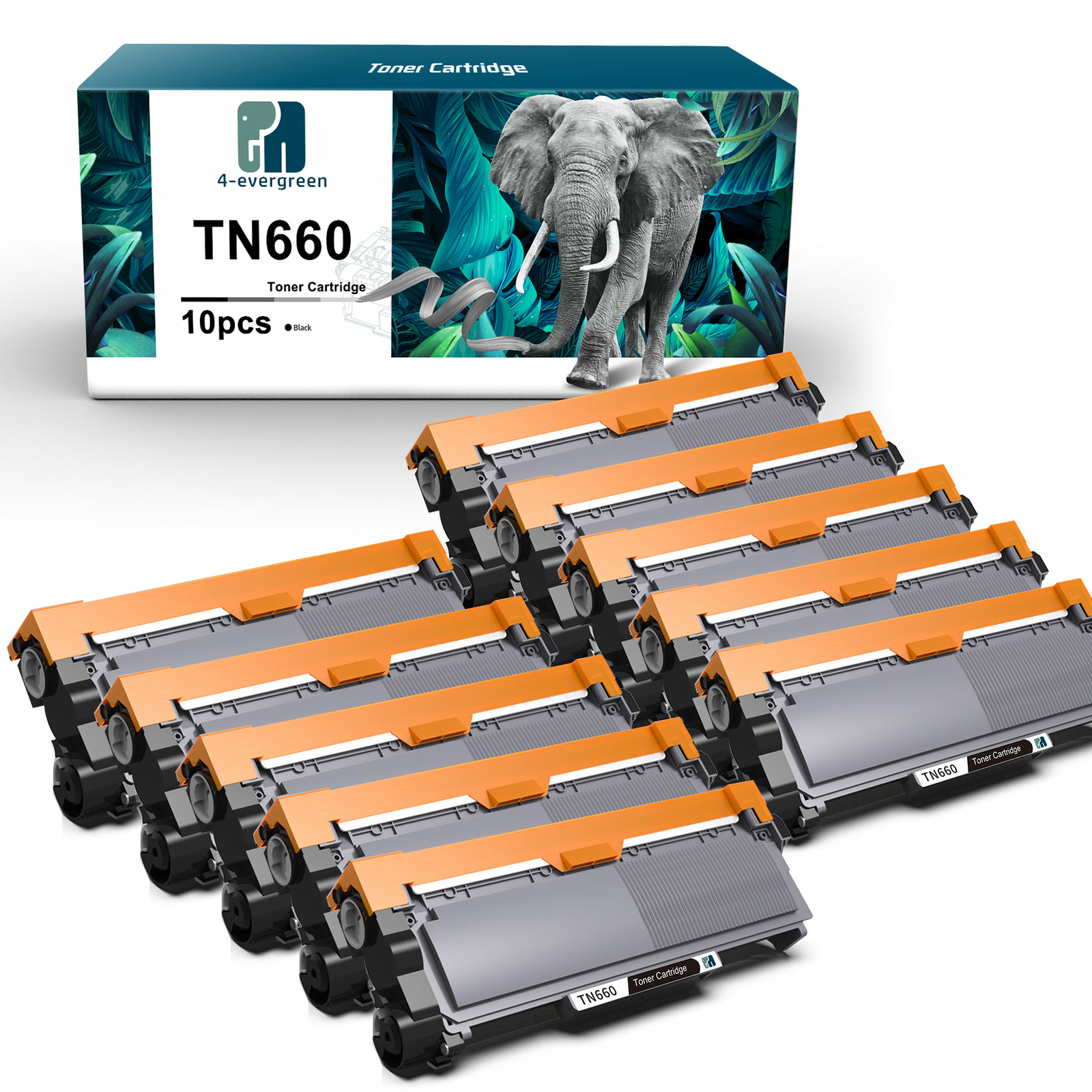 10 PK H.Y TN660 Toner For Brother TN630 DCP-L2540DW L2560DN HL-L2380DW L2340DW