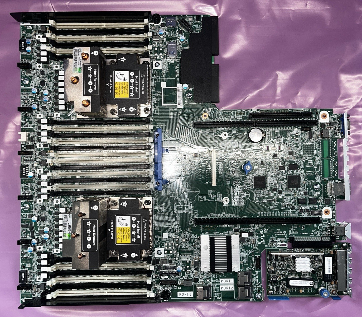 HPE Proliant DL380 Gen10 System Board Motherboard #P19376-001 - Partially Tested