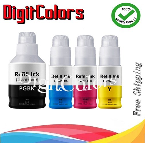 GI-20 BKCMY Ink Bottle for Canon PIXMA G5020 G6020 G7020 MegaTank Printers