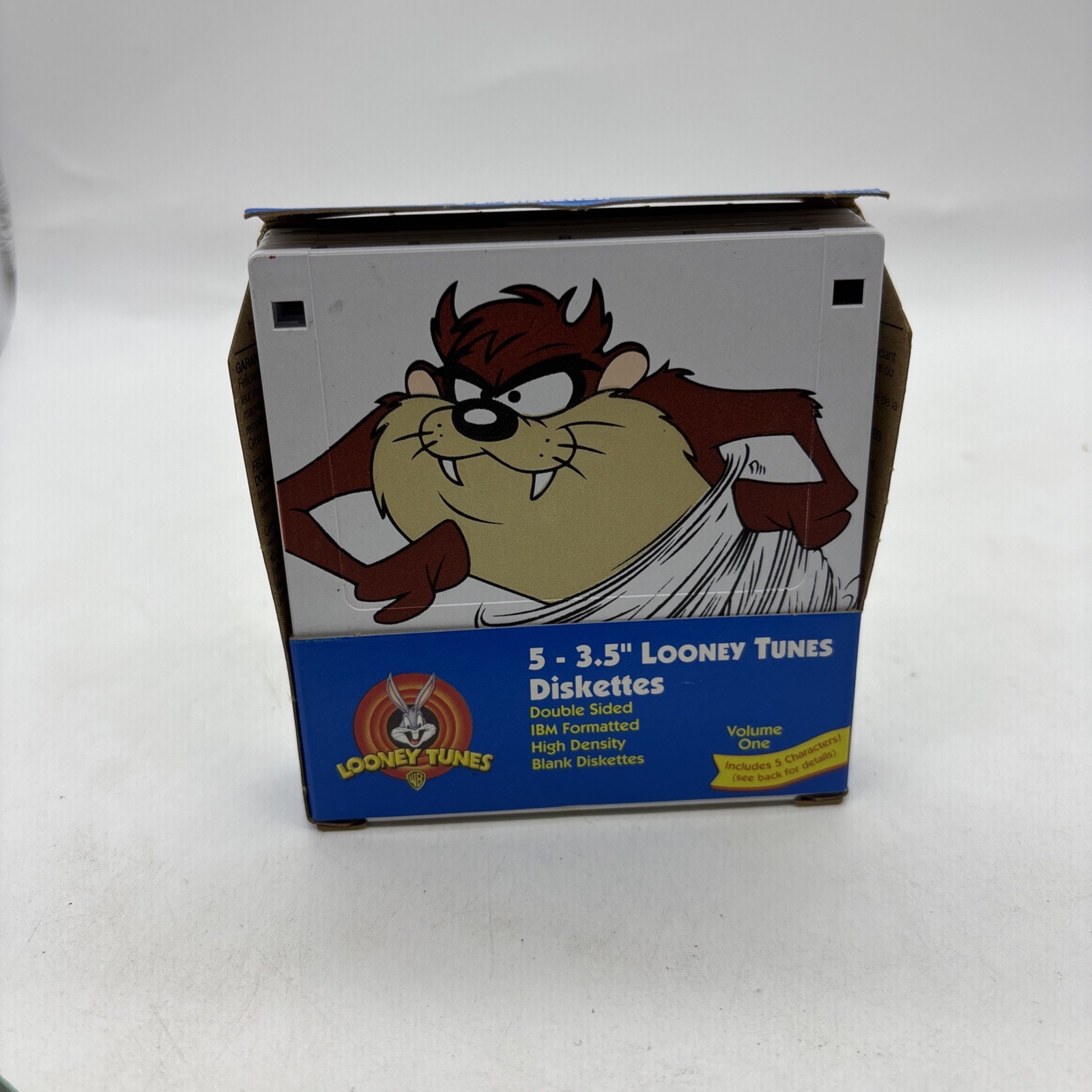 LOONEY TUNES DISKETTES TAZ DEVIL-BUGS-DAFFY-TWEETY - *NEW* (5-Pack) 3.5"