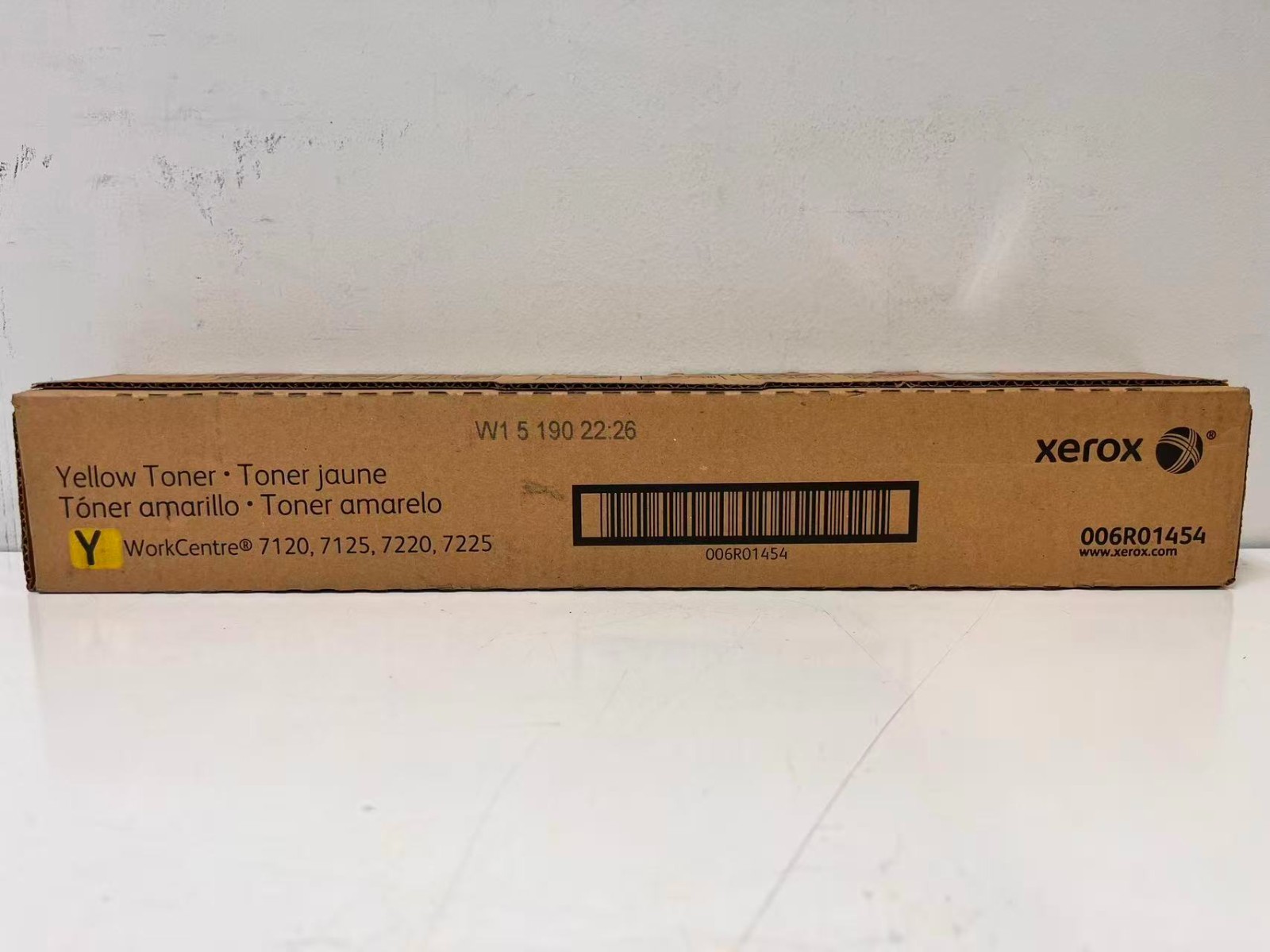 Original Xerox WorkCentre 7120,7125,7220,7225 Yellow toner cartridge 006R1454
