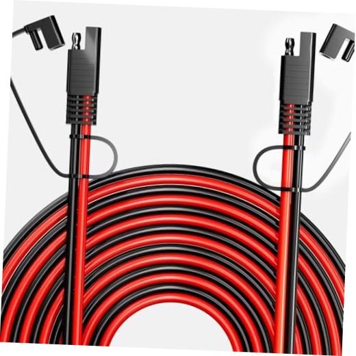 SAE Extension Cable 12AWG, SNLLMZI SAE to SAE Extension Cord DC Power 20FT