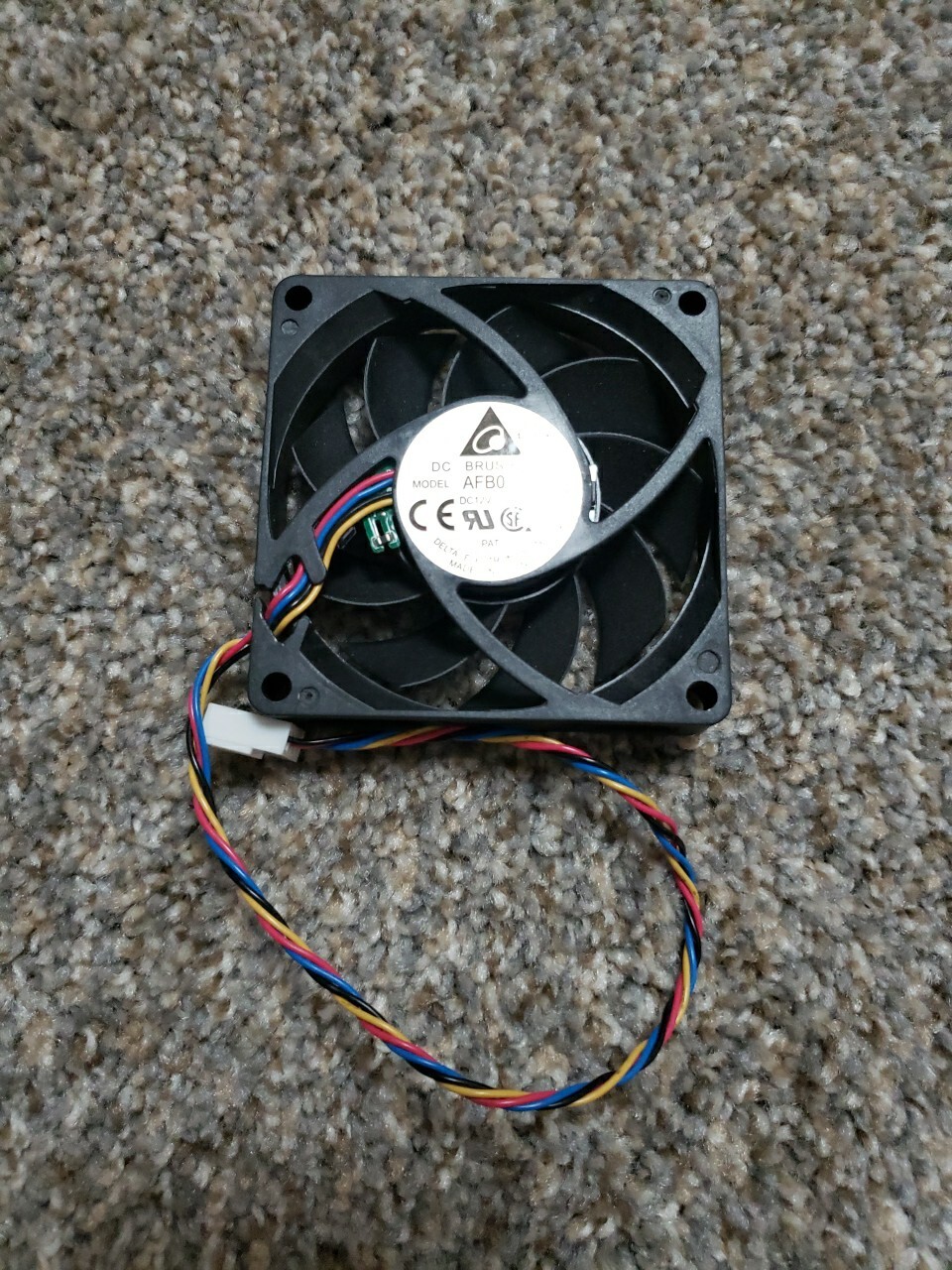 DELTA AFB0712VHB DC12V 0.55A 