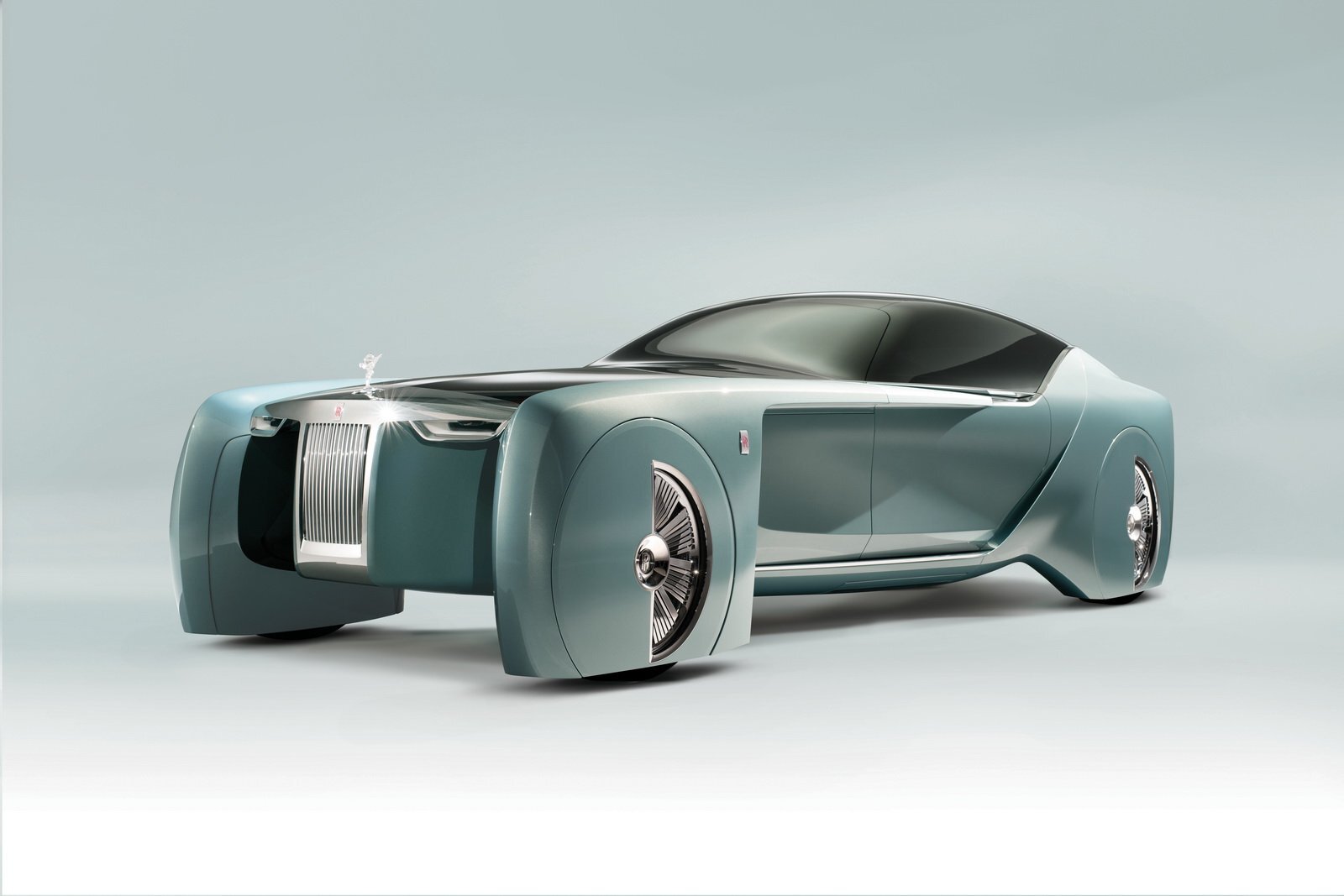 Cars rolls royce vision next 100 concept Desk Mat Stitched