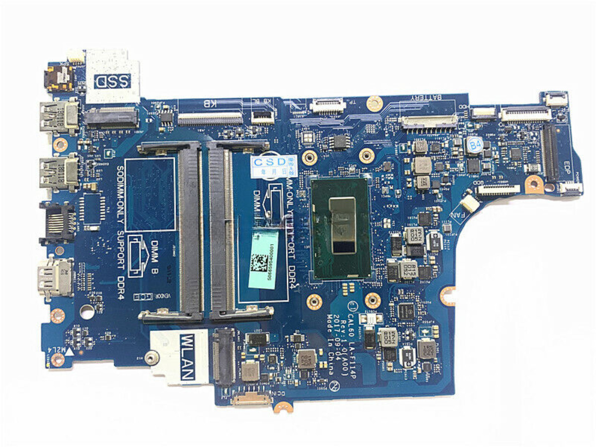 LA-F114P for Dell Inspiron 5570 5770 Motherboard I3-8130U I5-8250U I7-8550U CPU