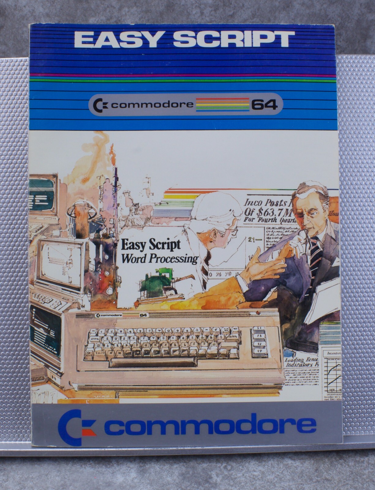 Commodore 64 Personal Computer System User's Guide easy Script Word Processing