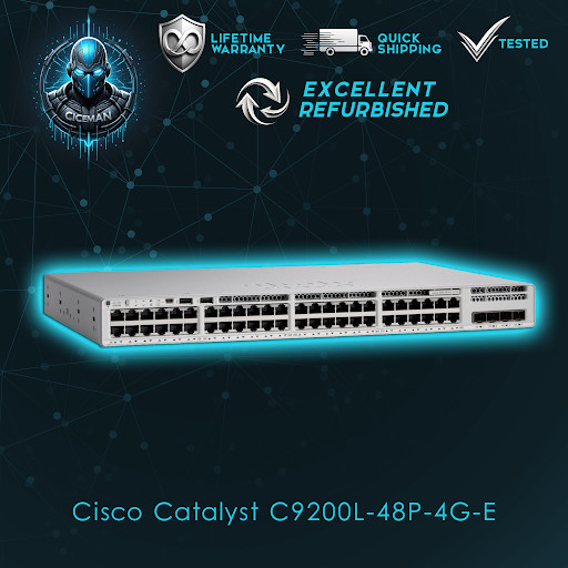 Cisco C9200L-48P-4G-E Catalyst 9200L 48 PoE Switch Lifetime Warranty