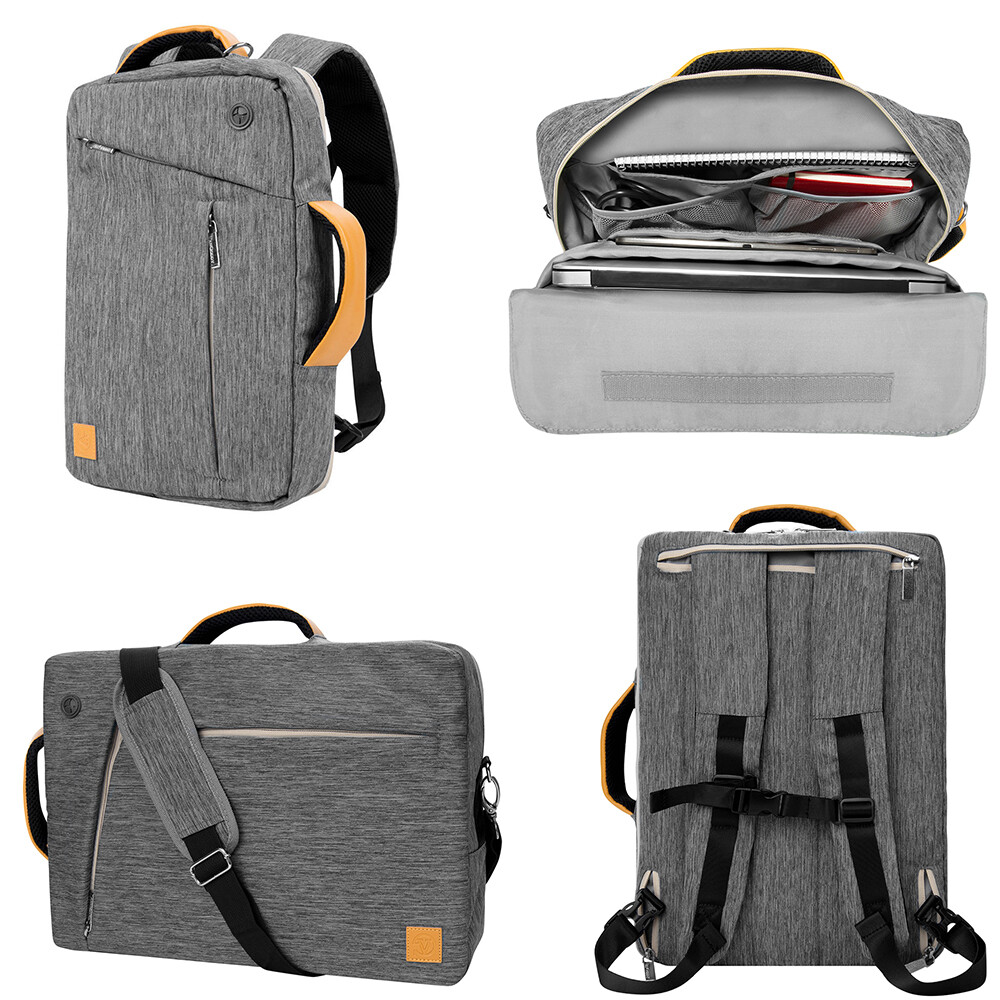 VanGoddy 3 in 1 Laptop Backpack Messenger Bag Briefcase For 13.6" MacBook Air M4