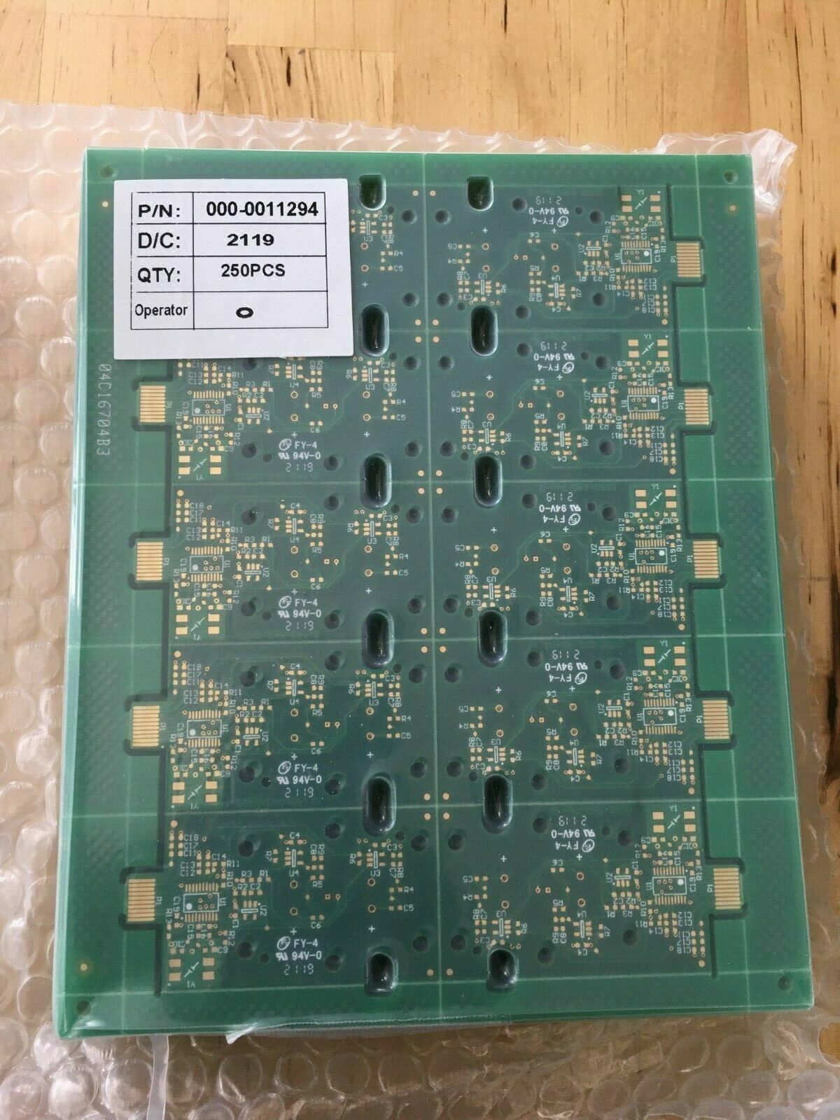 Case of 250 - 000-0011294 04C16704B3 PCB Board FY-4 94V-0 02SD-040-REV-D 