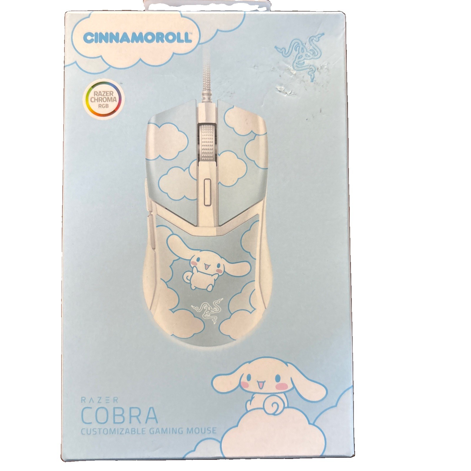 Razer Cobra Cinnamoroll Edition Gaming Mouse Wired RGB Brand New Sealed