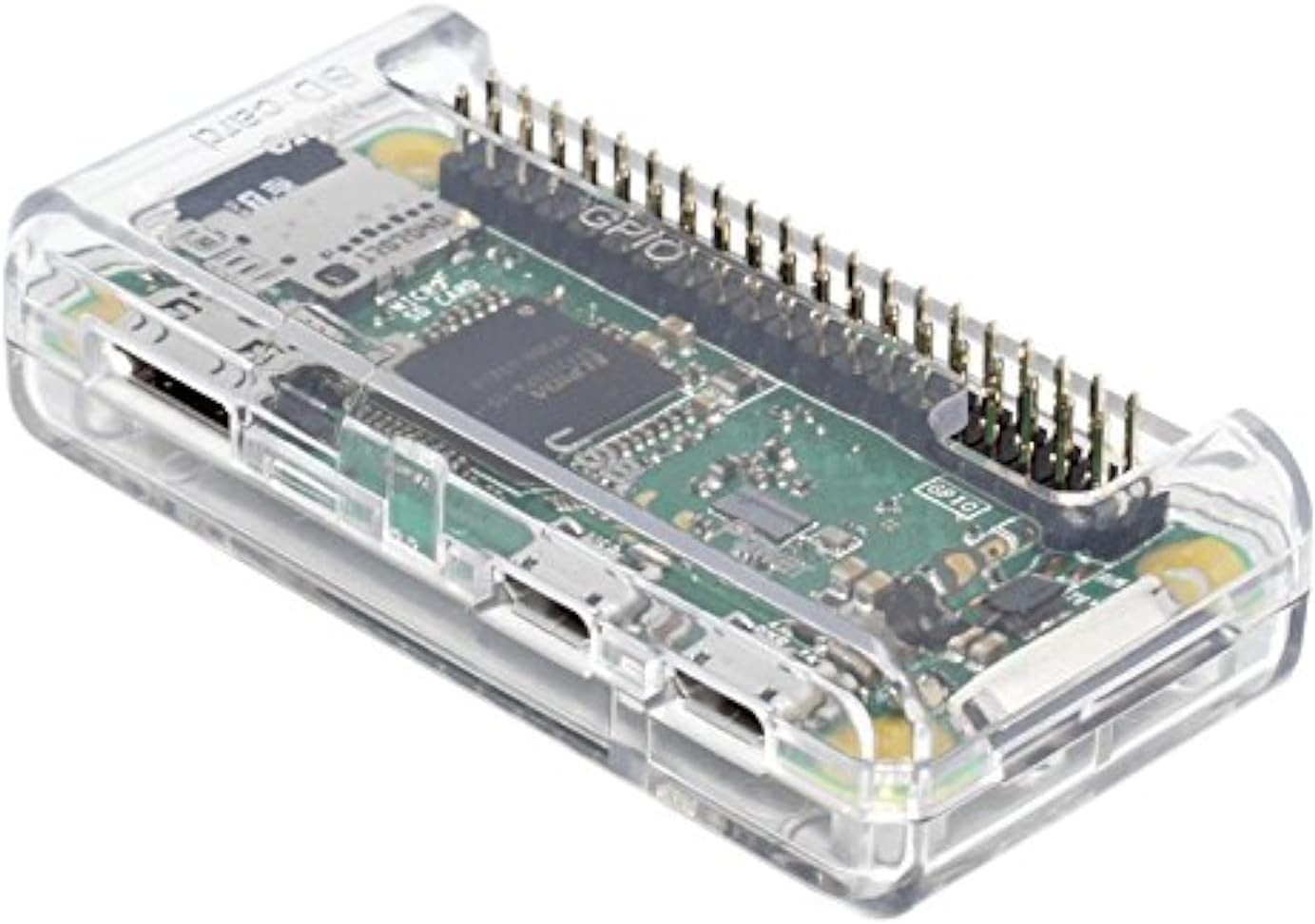 SB Premium Clear Case for Raspberry Pi Zero and Raspberry Pi Zero W Open Closed