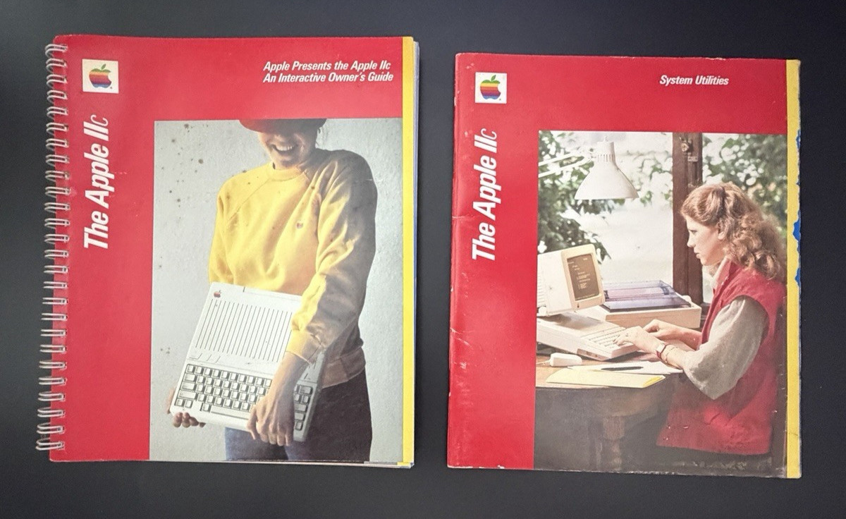 Vintage 1983 Apple Presents the Apple IIc An Interactive Owner's Guide 030-0872A