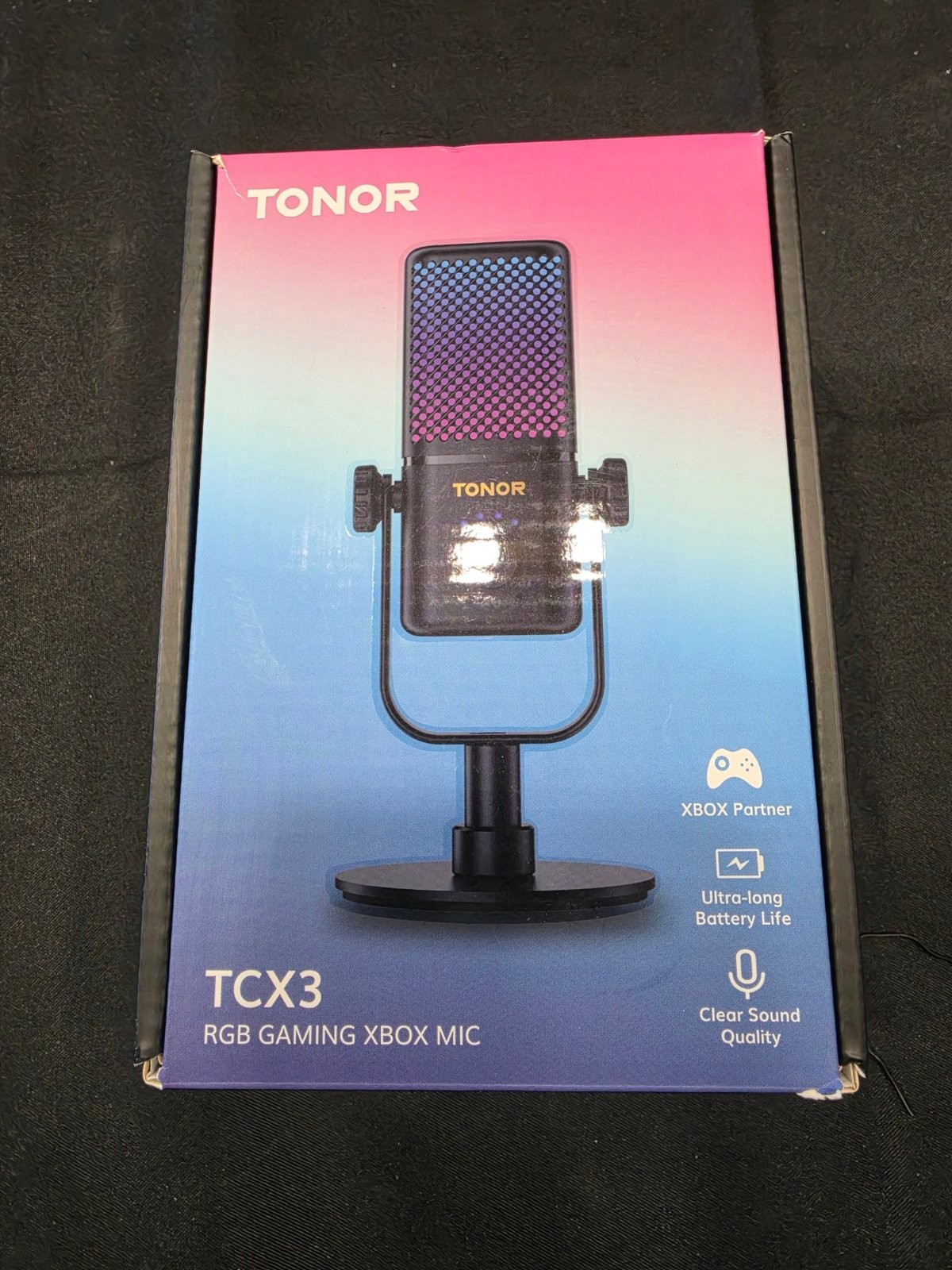 TONOR TCX3 RGB Gaming USB Microphone for Xbox PC Streaming