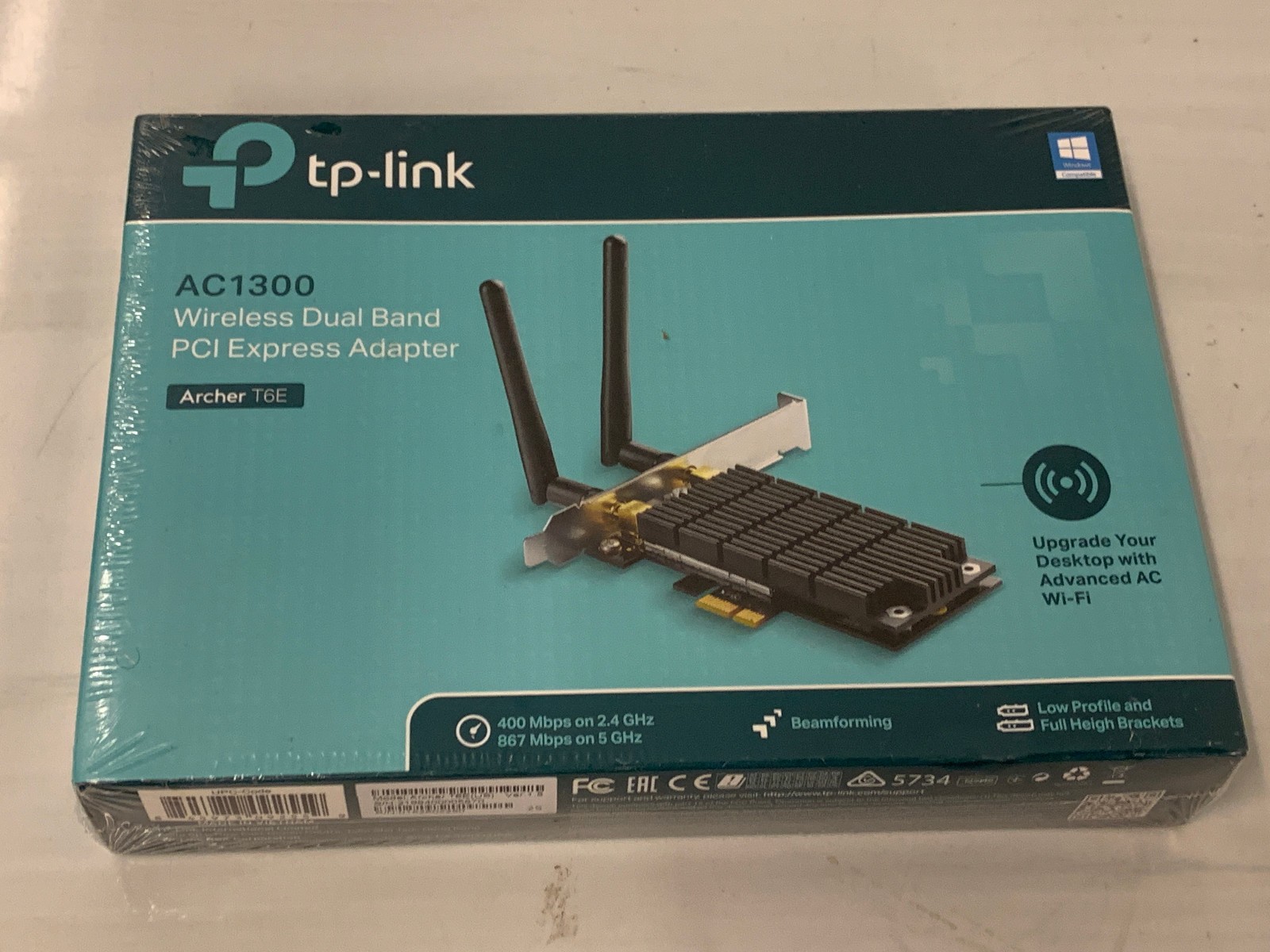 TP-Link Archer T6E AC1300 Wireless Dual Band PCI Express Adapter