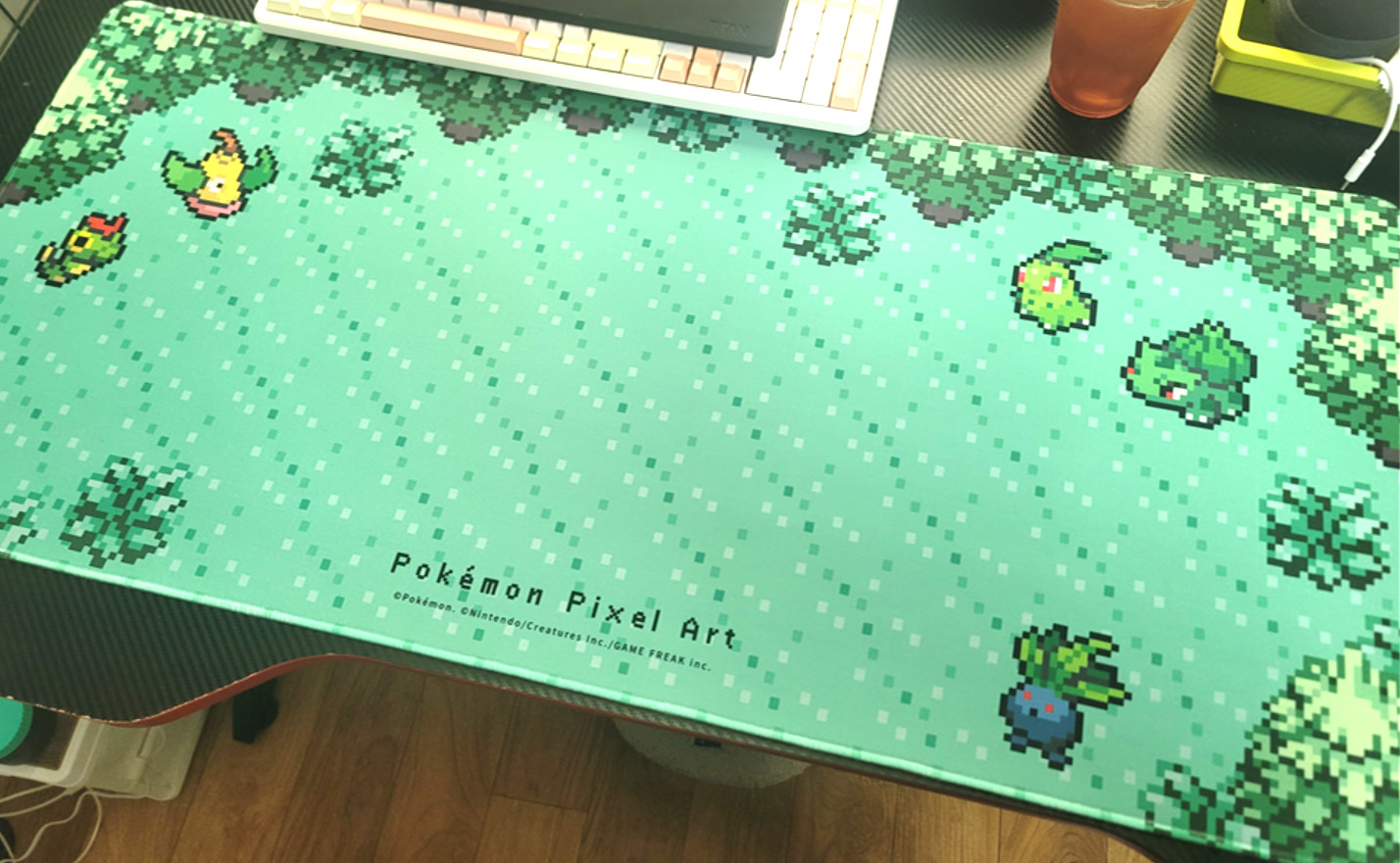 Pokemon Pixel Art Large Desk Mat Gaming Mouse Pad Korea Limited Exclusive Rare