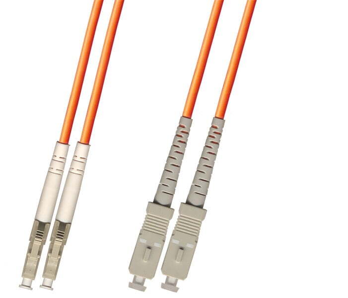 Direct Burial Outdoor LC SC 2 Strand Fiber Optic Cable Multimode 62.5/125 30M
