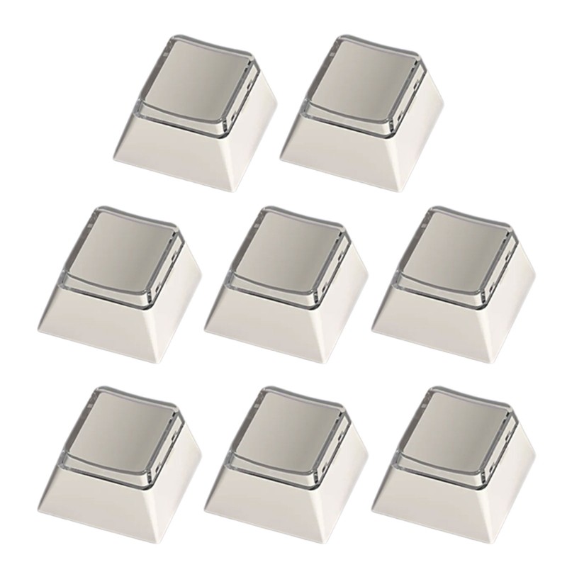 8pcs Original Height Keycaps for Mechanical Keyboards Enthusiasts and Office