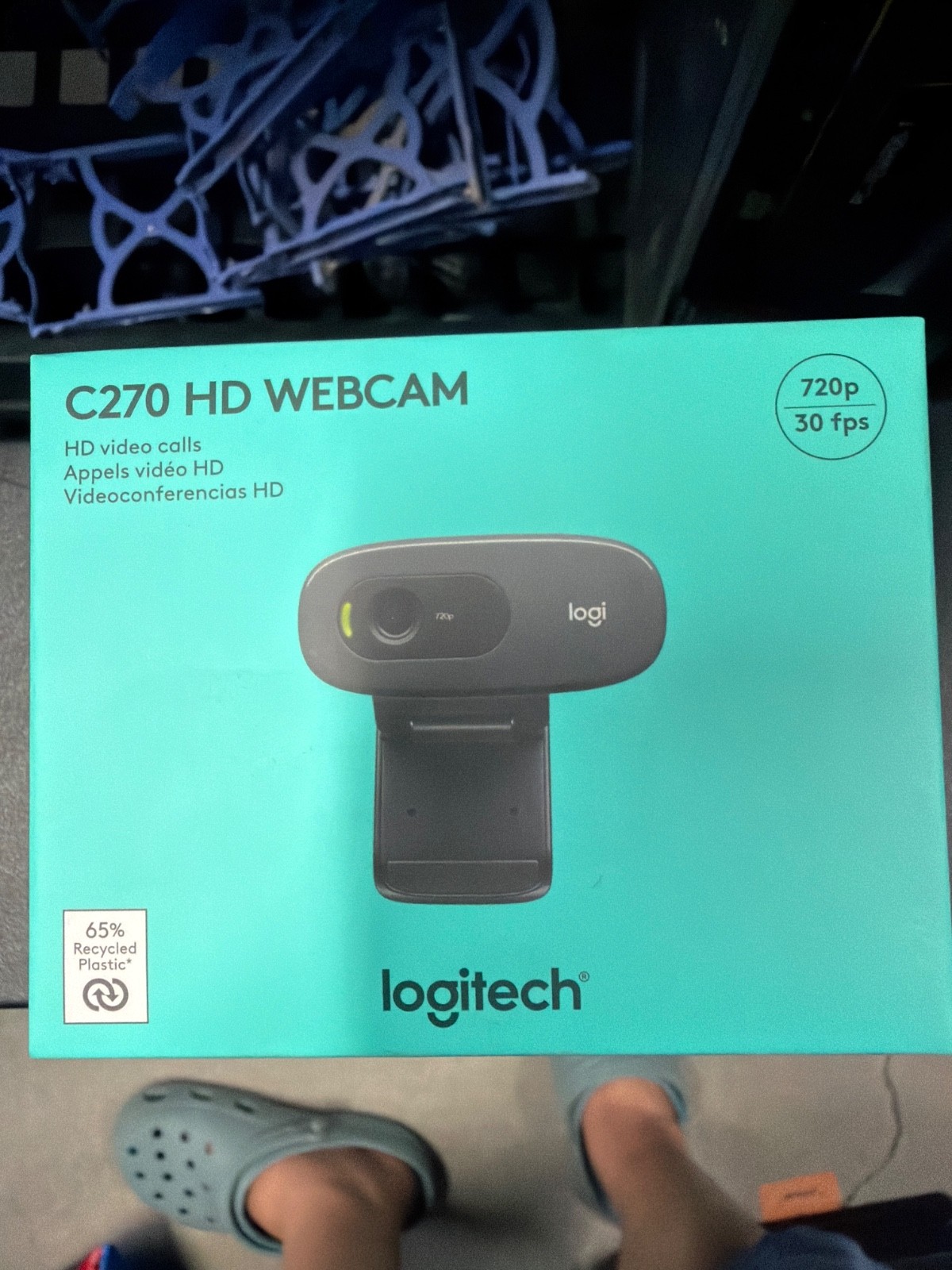 NOB-Logitech C270 Web Camera -Widescreen HD Video Calling-Noise-Reducing Mic