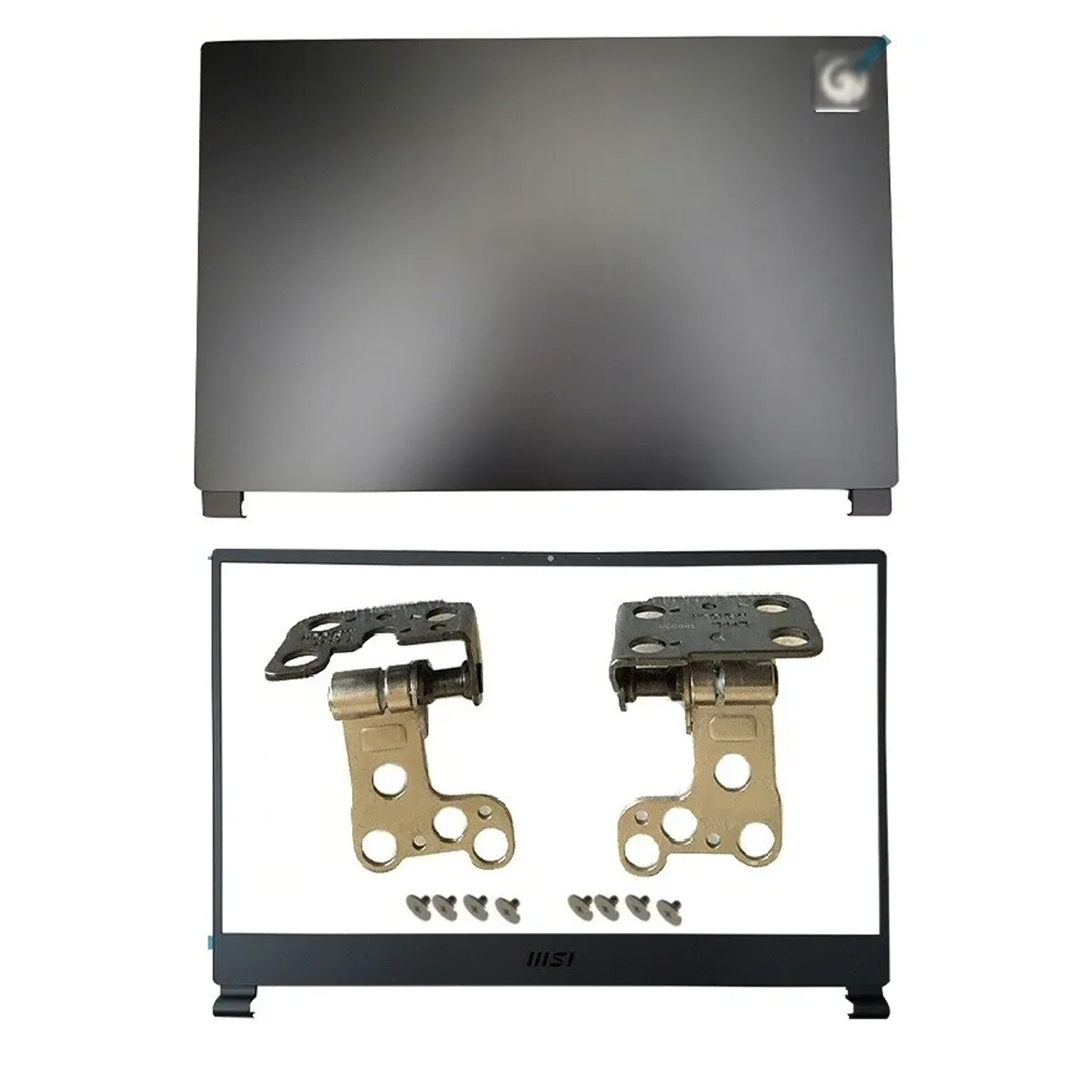 New for MSI Delta 15 A5EFK MS-15CK 15.6"Laptop LCD Back Cover+Bezel+Hinges Blue
