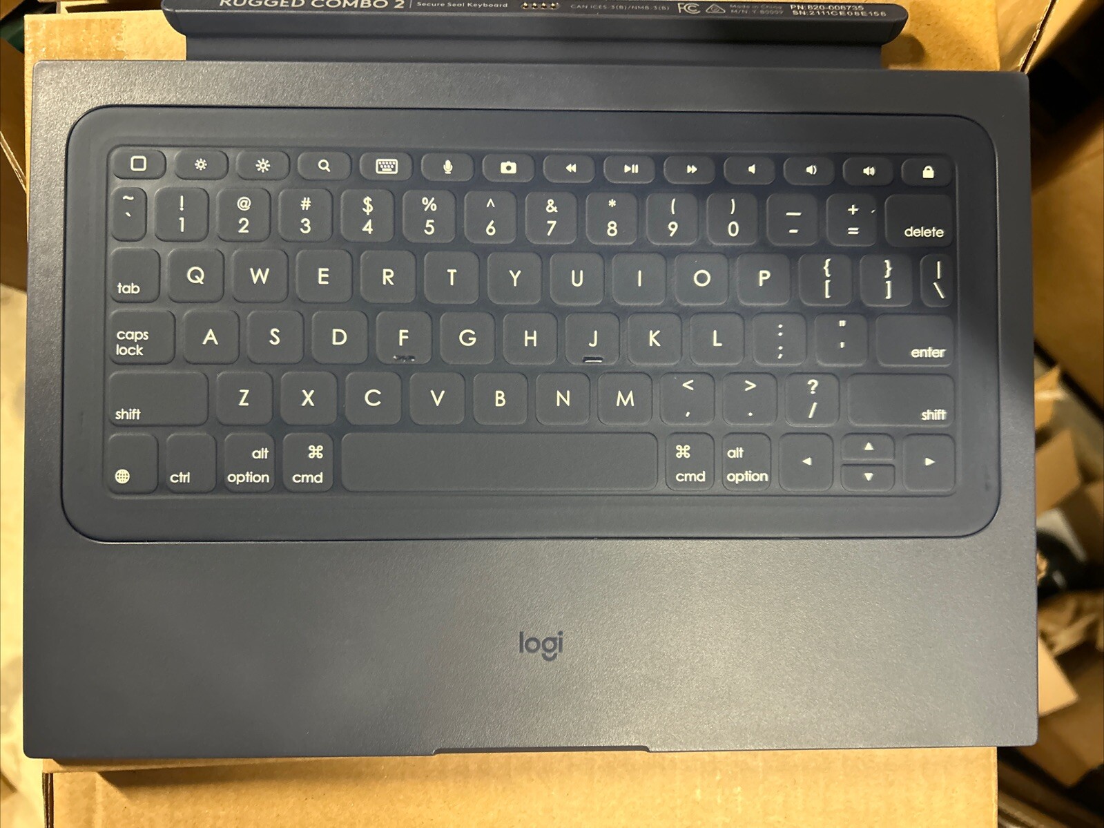 New Logitech Rugged Combo 2 Secure Seal Keyboard 920-008980