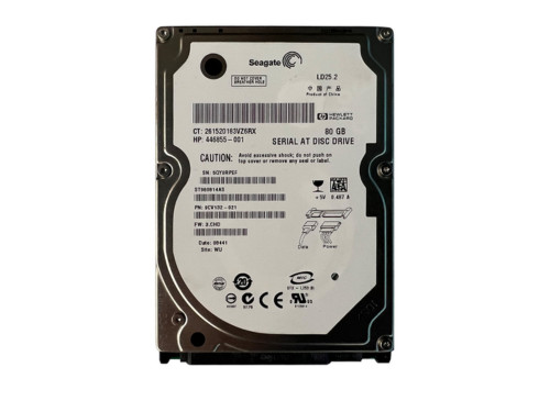 Seagate ST980814AS HP 446855 80GB 3.5″ SATA HDD