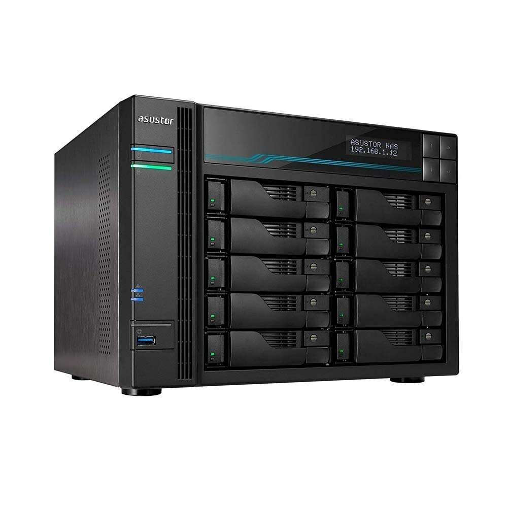 Asustor AS6510T Lockerstor10 2.1GHz Quad-Core 8GB DDR4 Network Attached Storage