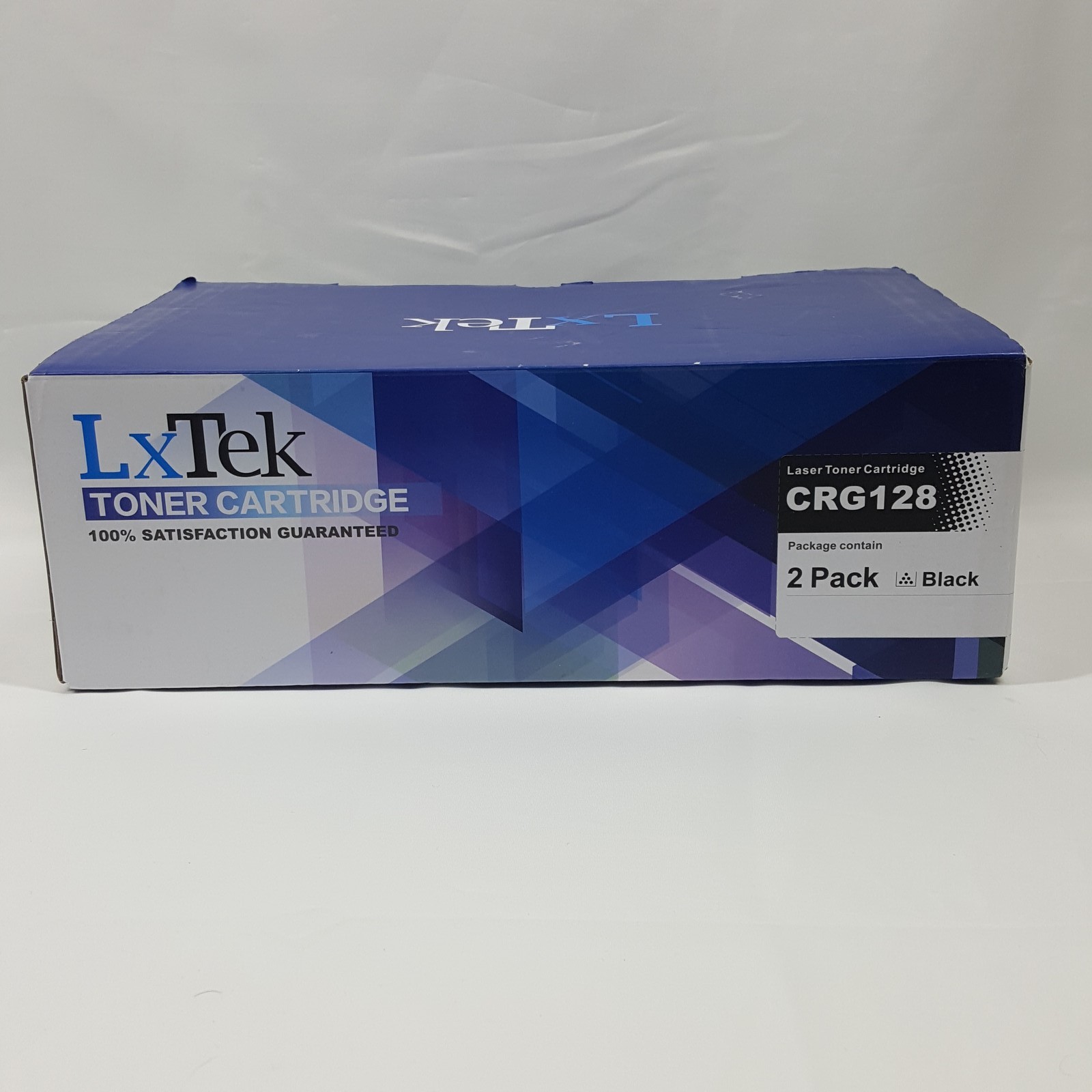 LxTek 2-Pack Black Toner Cartridge CRG128 for Canon ImageClass D520 MF4412