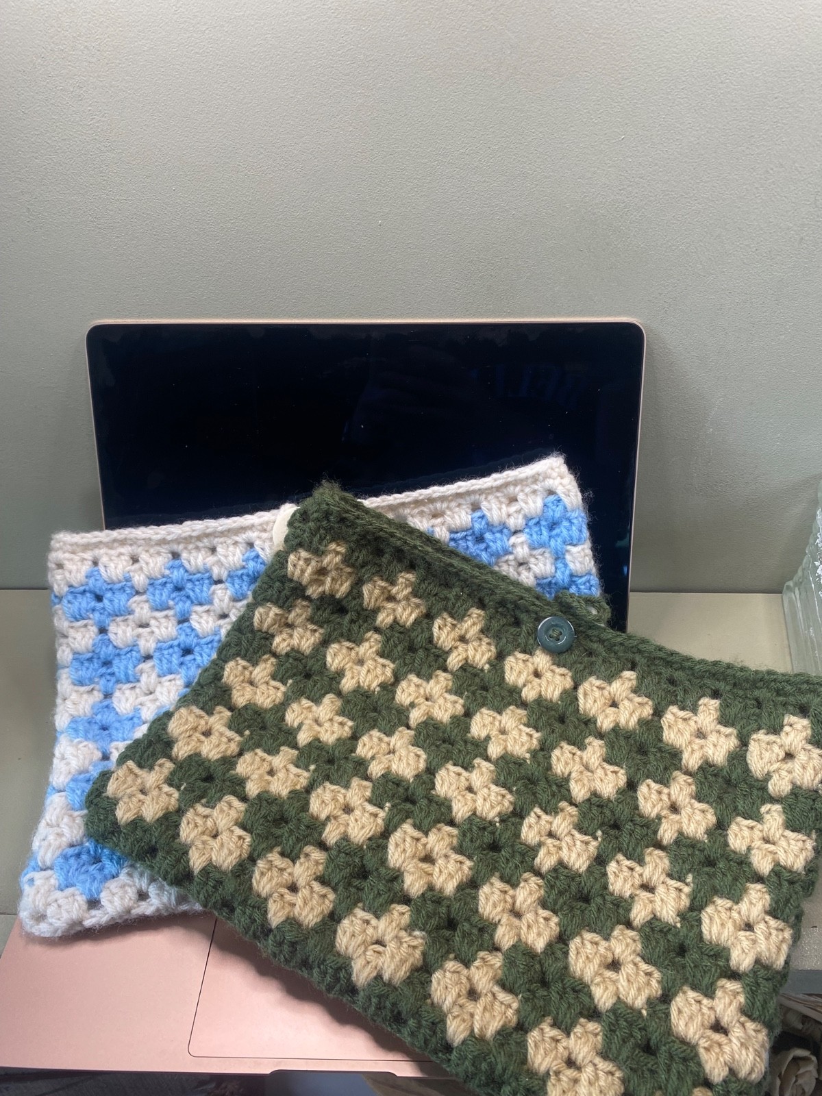 Handmade Crochet Laptop sleeve for MacBook Air