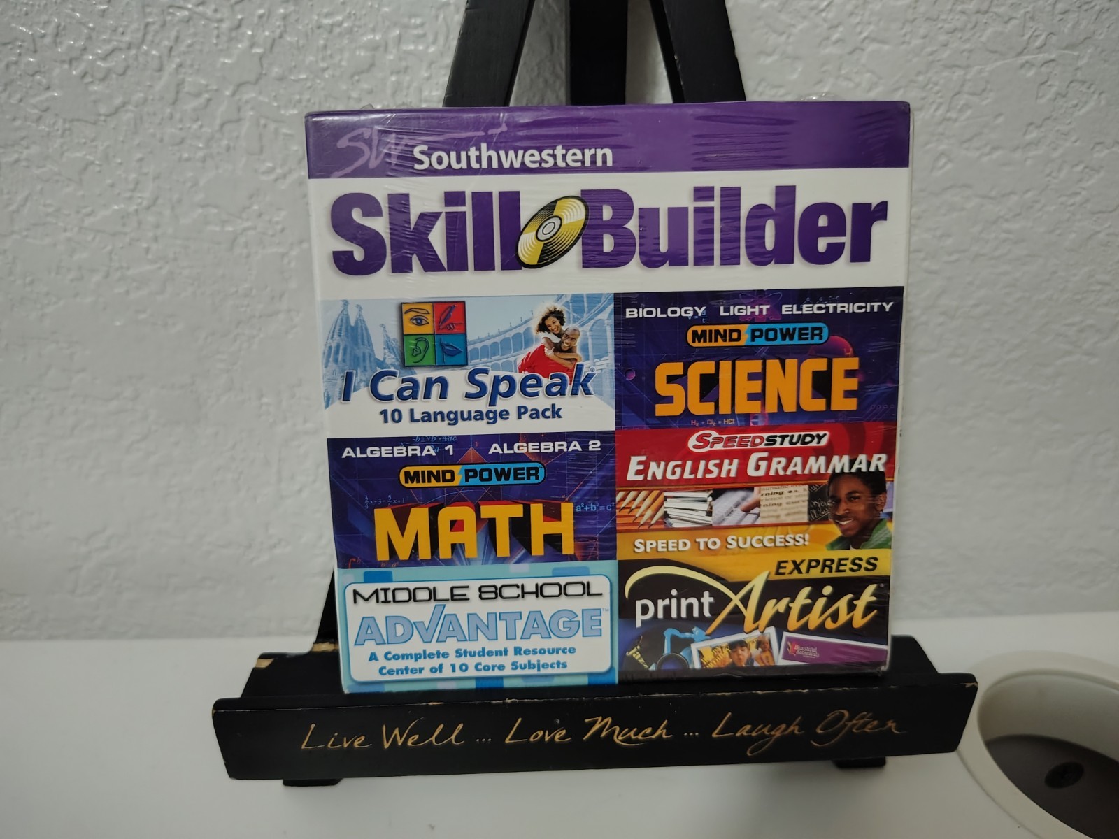 New Southwestern Skill Builder Middle School Math Science Print Artist 6 Discs 