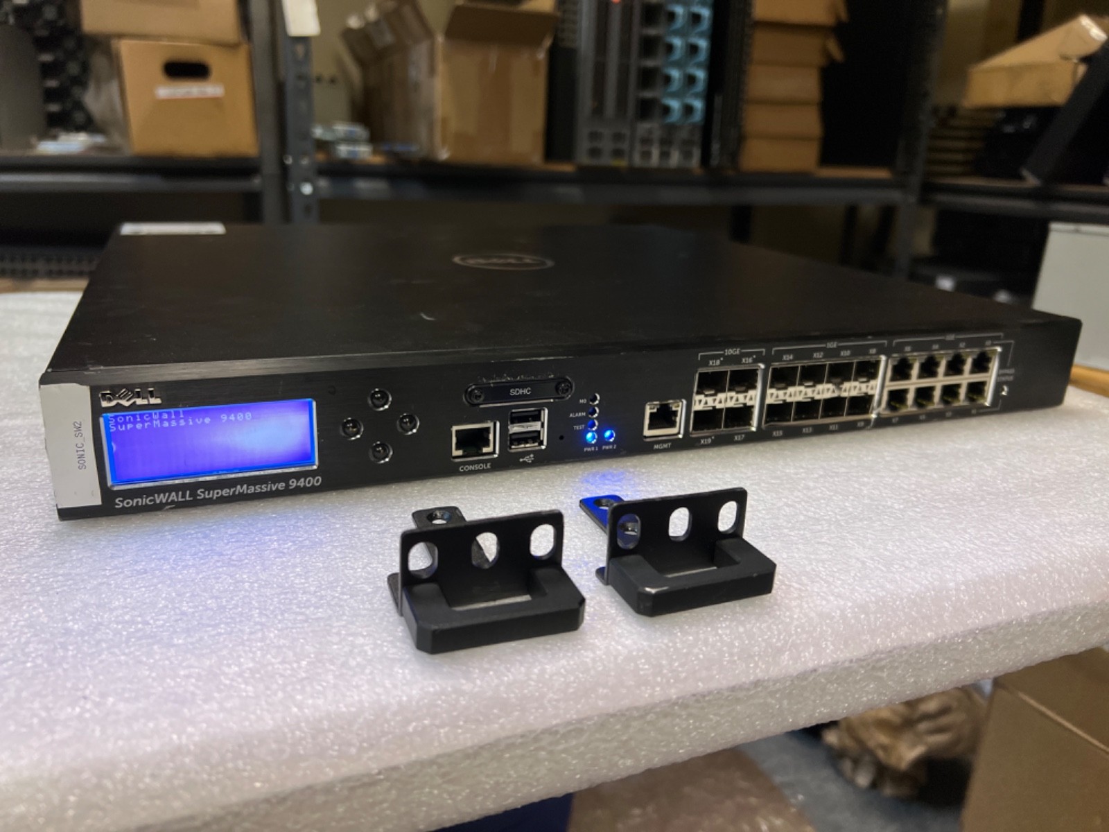 DELL SONICWALL 1RK28-0A7 Firewall SUPERMASSIVE 9400 = Network Security Appliance