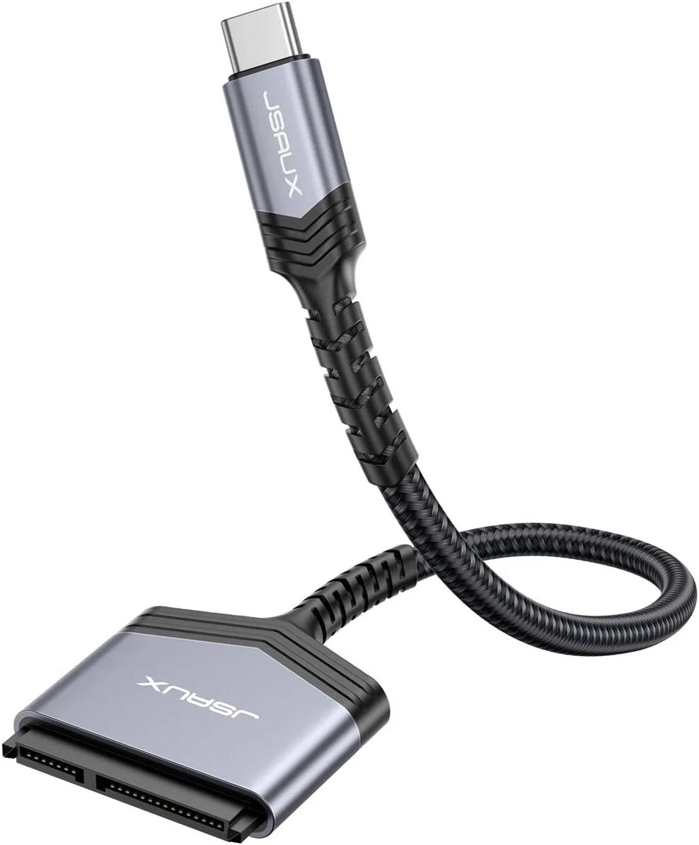 JSAUX SATA to USB C Cable, USB-C 3.1 to 2.5” SATA III Hard Driver Adapter