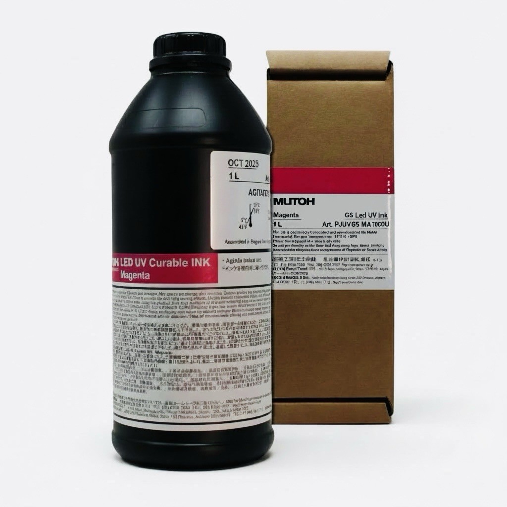 Mutoh PJUVG5 UV-LED Ink Curable Magenta 1L EXP OCT 2025