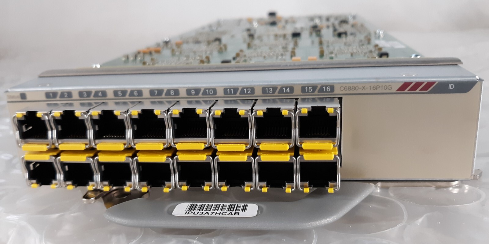 Cisco C6880-X-16P10G 16-Port SFP+ Multi Rate Port Card w/ 16x GLC-T Transceivers