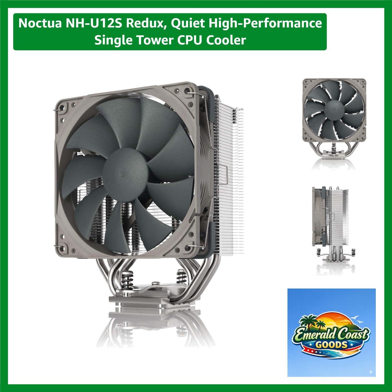 NH-U12S Redux, Quiet High-Performance Single Tower CPU Cooler