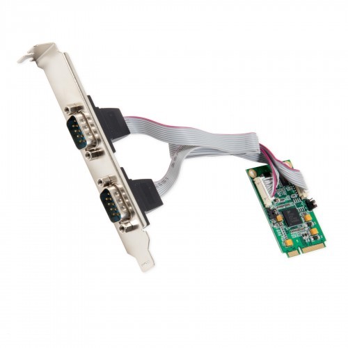 Syba SI-MPE15046 2 Port Serial Mini PCI-e Controller Card